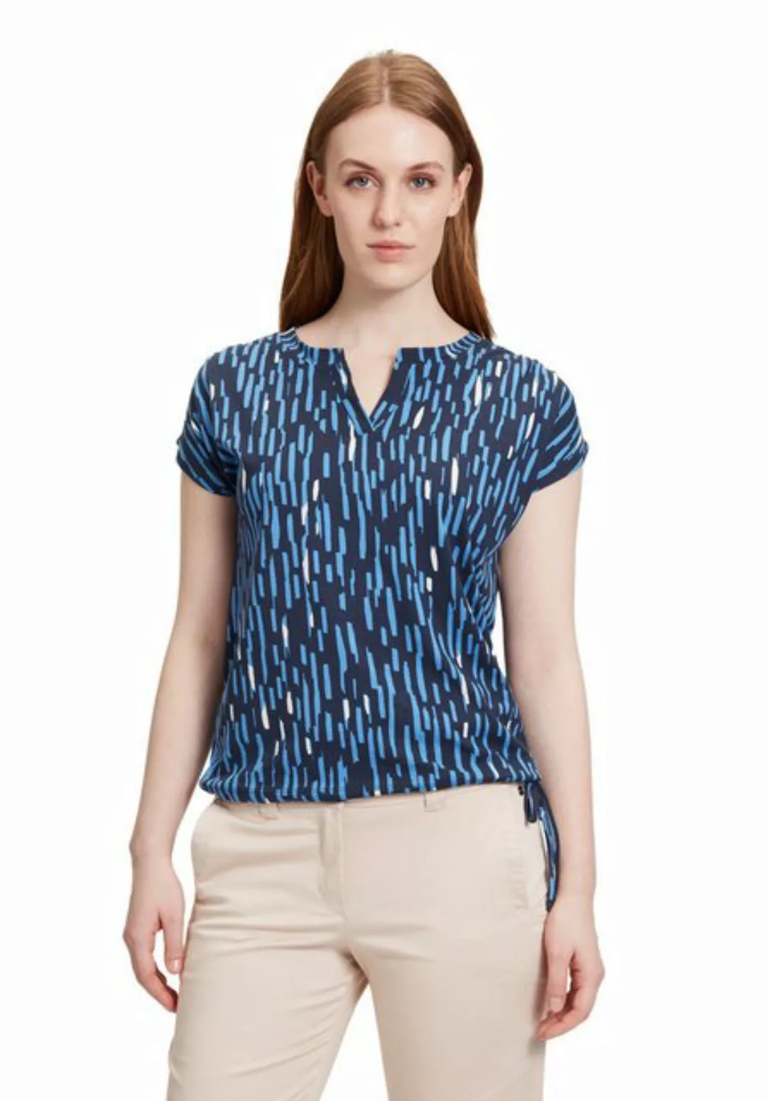 Betty&Co T-Shirt Shirt Kurz 1/2 Arm, Dark Blue/Blue günstig online kaufen