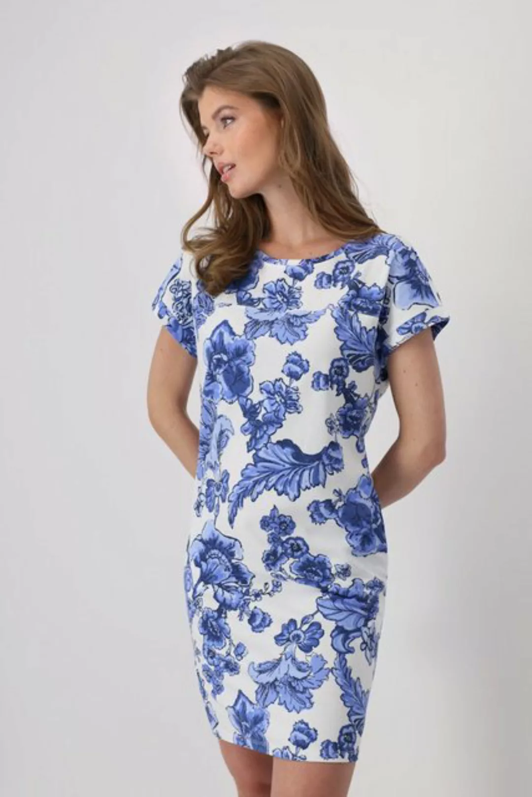 Monari Shirtkleid mit Blumenmuster günstig online kaufen