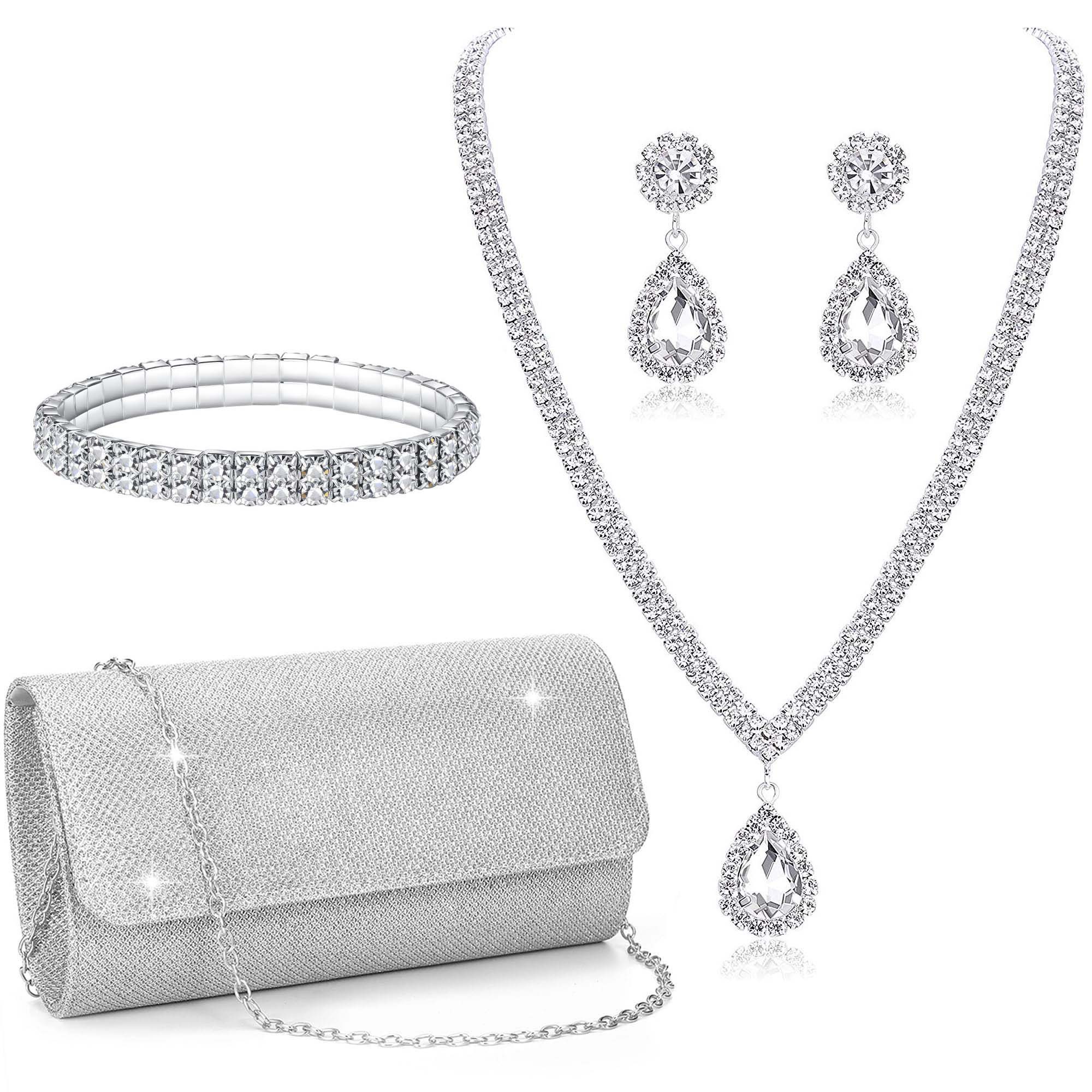 Coonoor Schmuckset Silbernes Ballschmuckset, Damen-Silberschmuck-Set, (4-tl günstig online kaufen