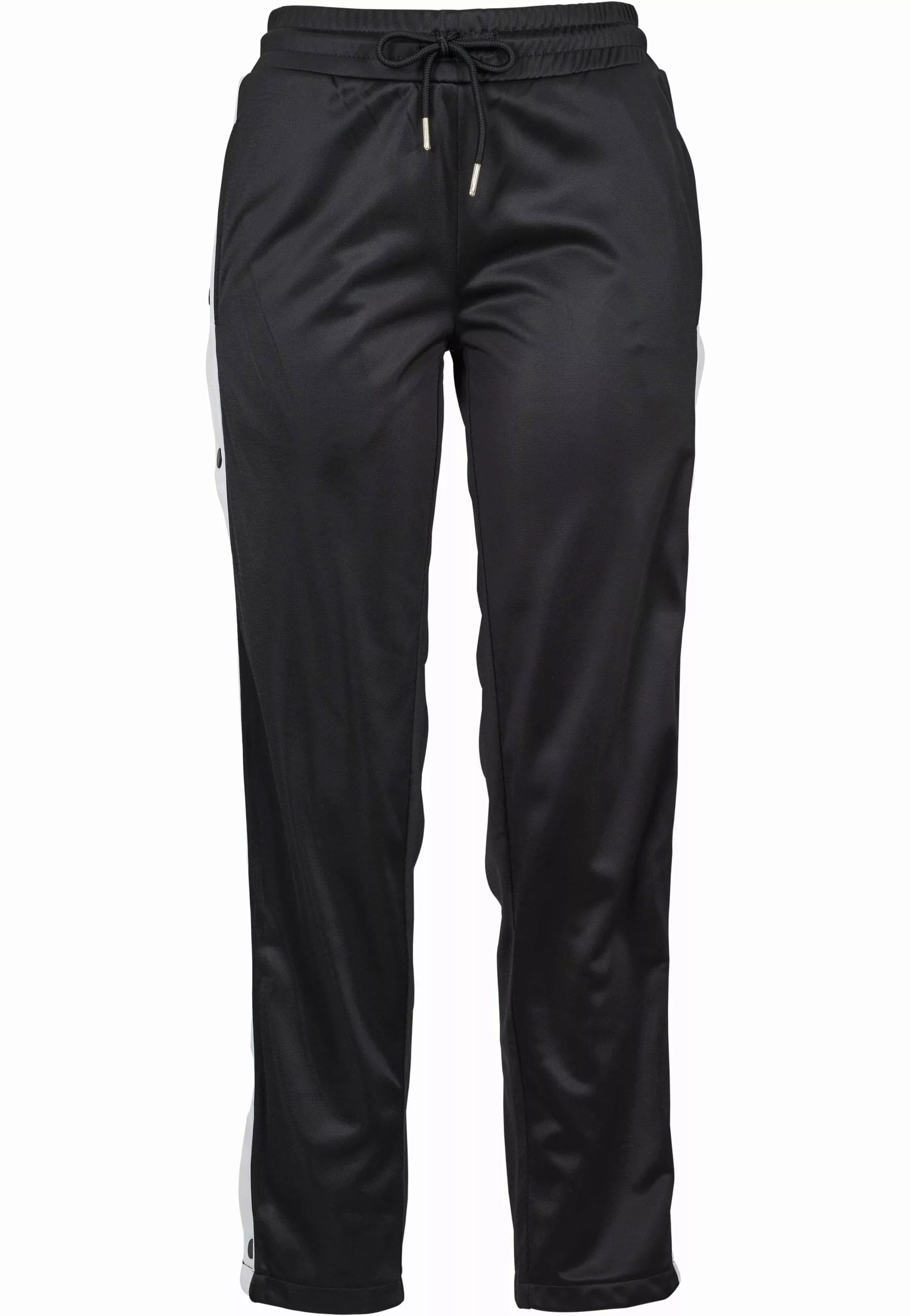 URBAN CLASSICS Stoffhose "Urban Classics Damen Ladies Button Up Track Pants günstig online kaufen