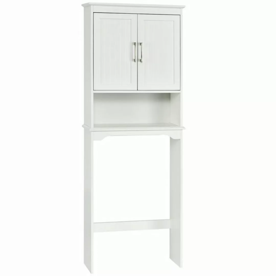 COSTWAY Hochschrank mit Türen und Fächern,freistehend,168 cm günstig online kaufen