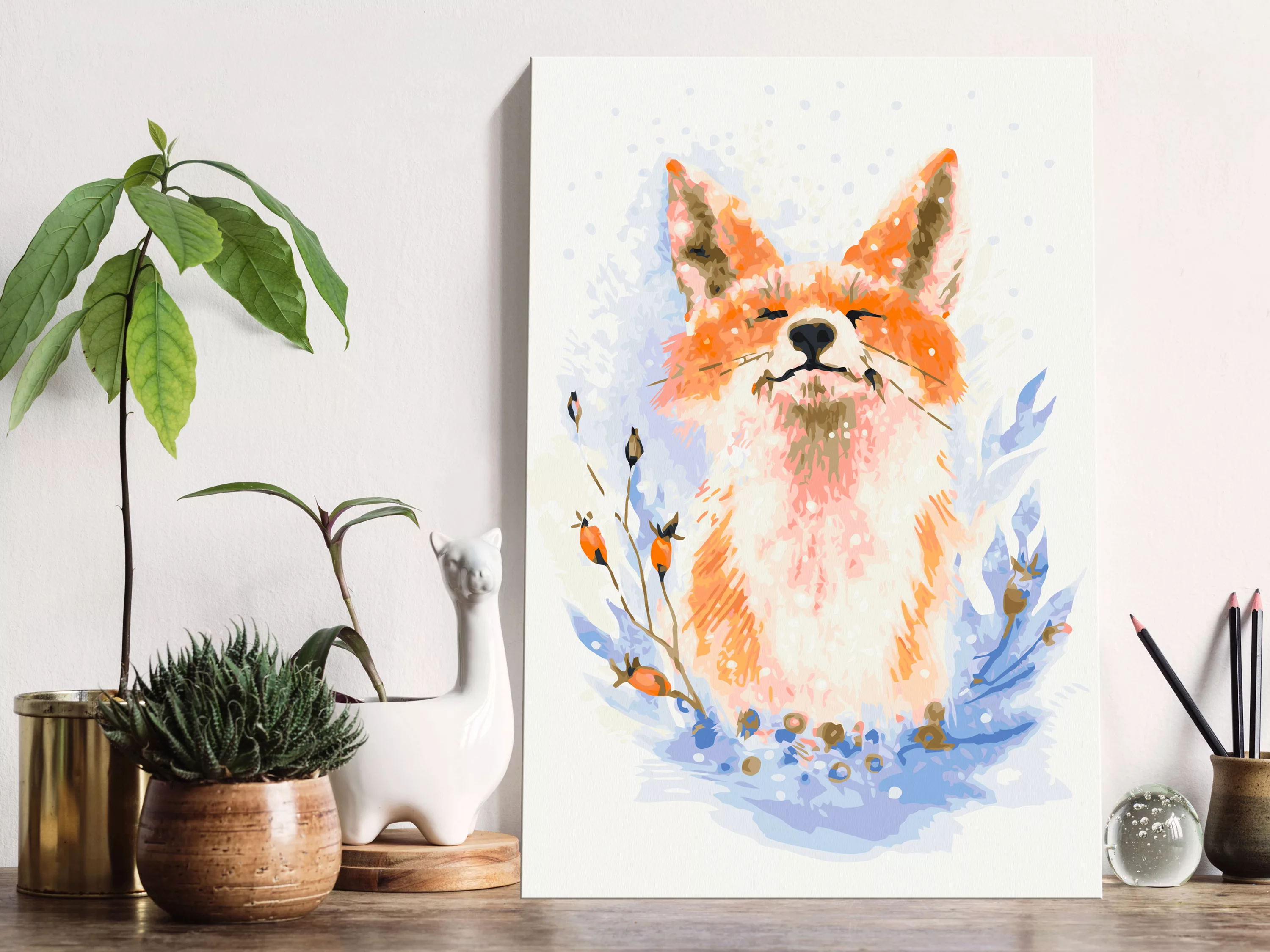 Malen Nach Zahlen - Dreamy Fox günstig online kaufen