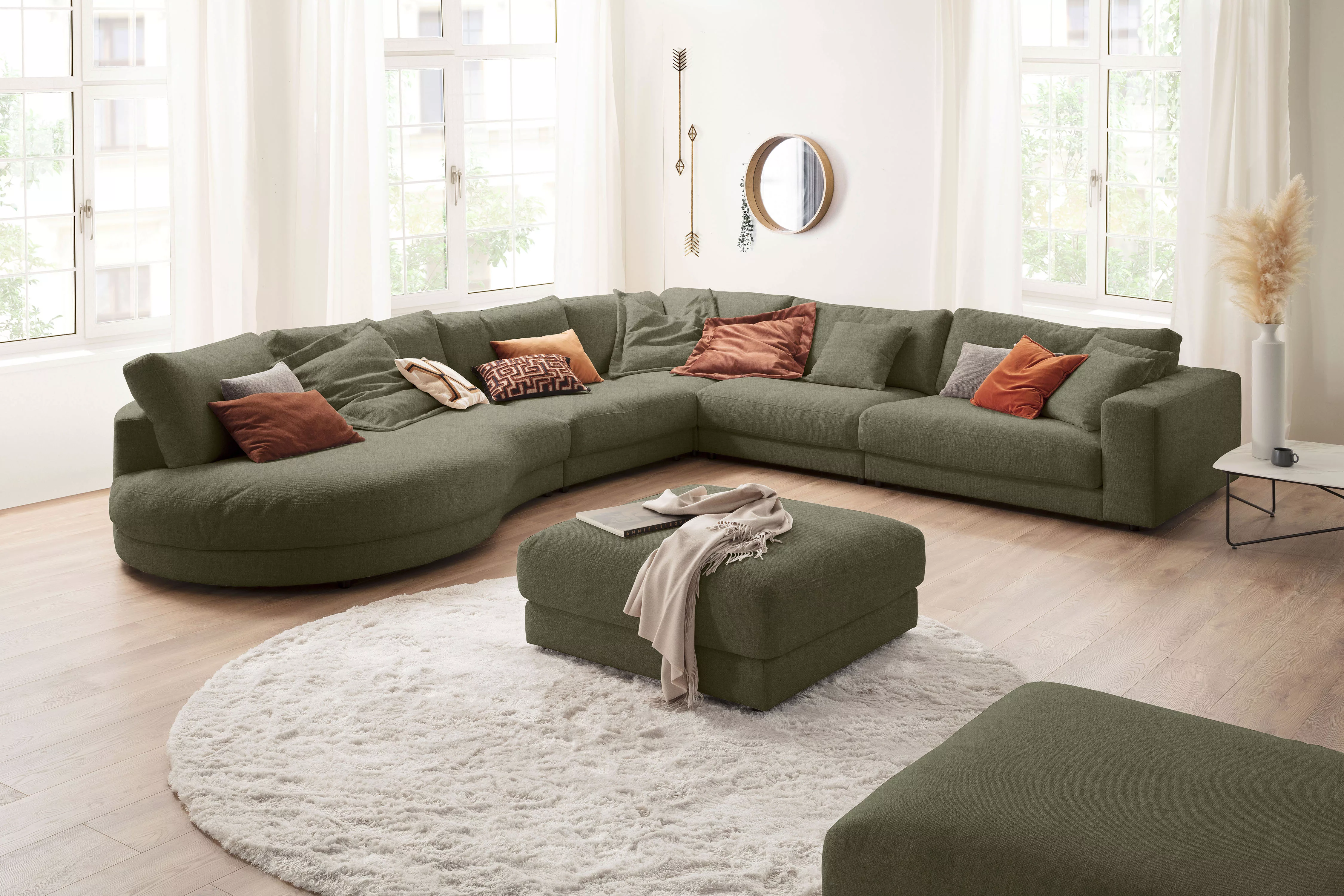 3C Candy Ecksofa Enisa II, incl. 3 Flatterkissen, wahlweise mit Flecken-Sch günstig online kaufen