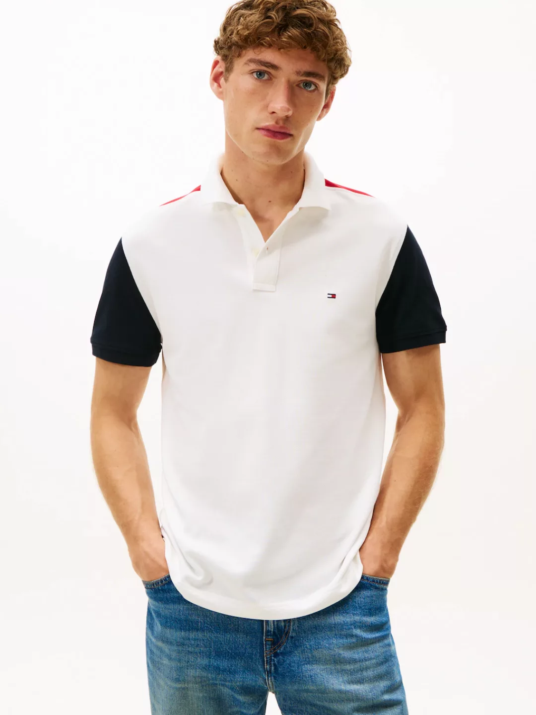 Tommy Hilfiger Poloshirt "BLOCKING POLO", Mit Rundhalsausschnitt günstig online kaufen