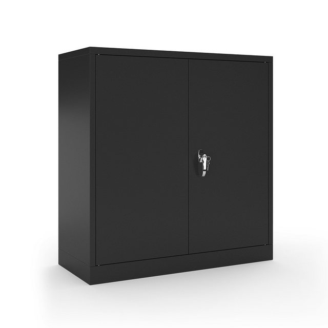 Vicco Aktenschrank, Schwarz, 85 x 90 cm günstig online kaufen