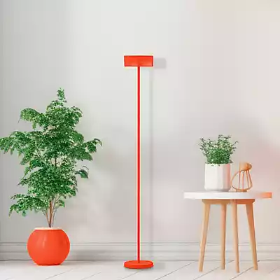 Hell Mesh Akku-Stehleuchte LED, peach - 120 cm günstig online kaufen