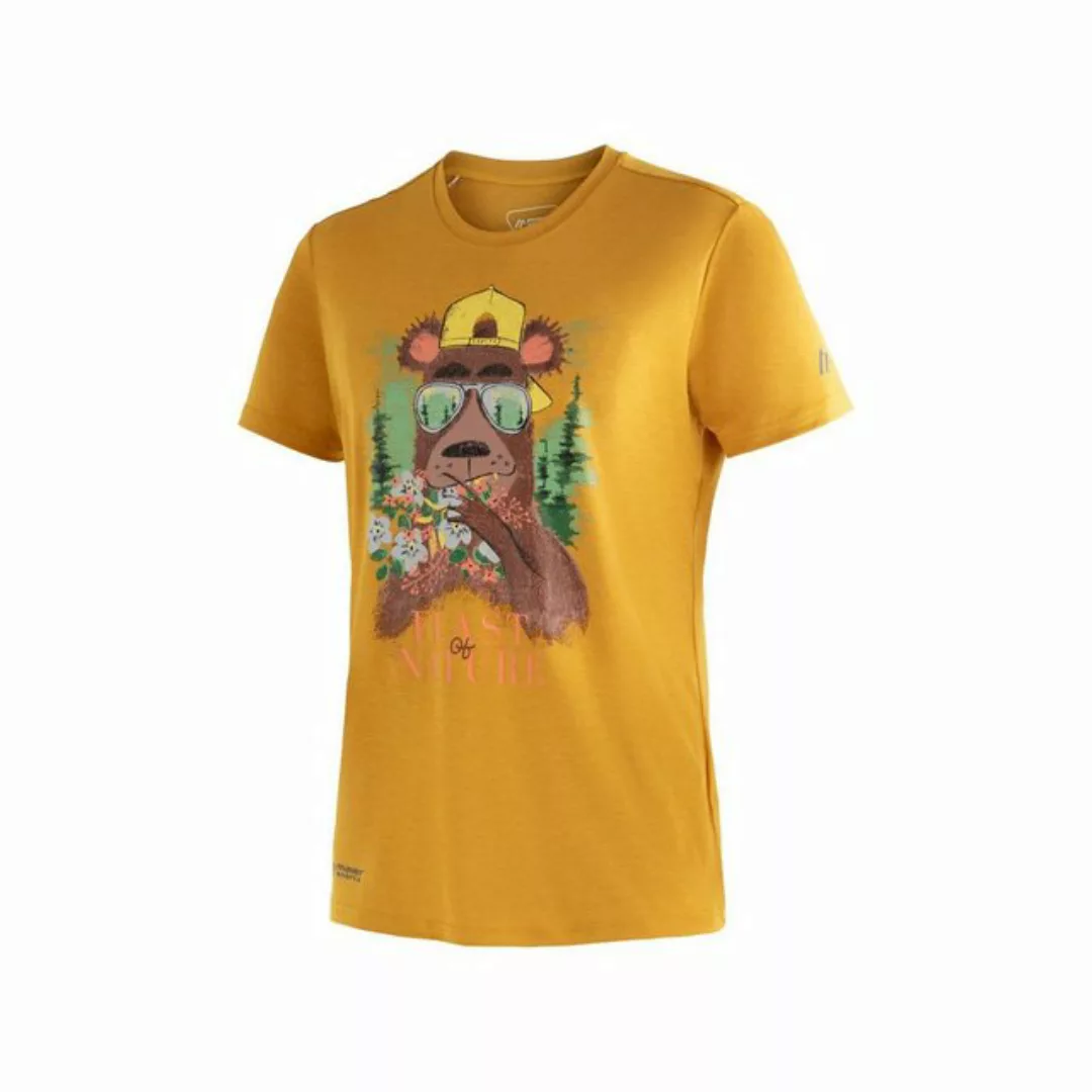 Maier Sports T-Shirt "Tistam S/S M", Herren Kurzarmshirt mit Print für Wand günstig online kaufen