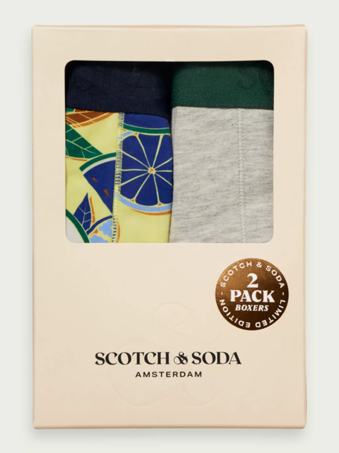 Scotch & Soda 2er-Pack Boxershorts aus Bio-Baumwolle günstig online kaufen