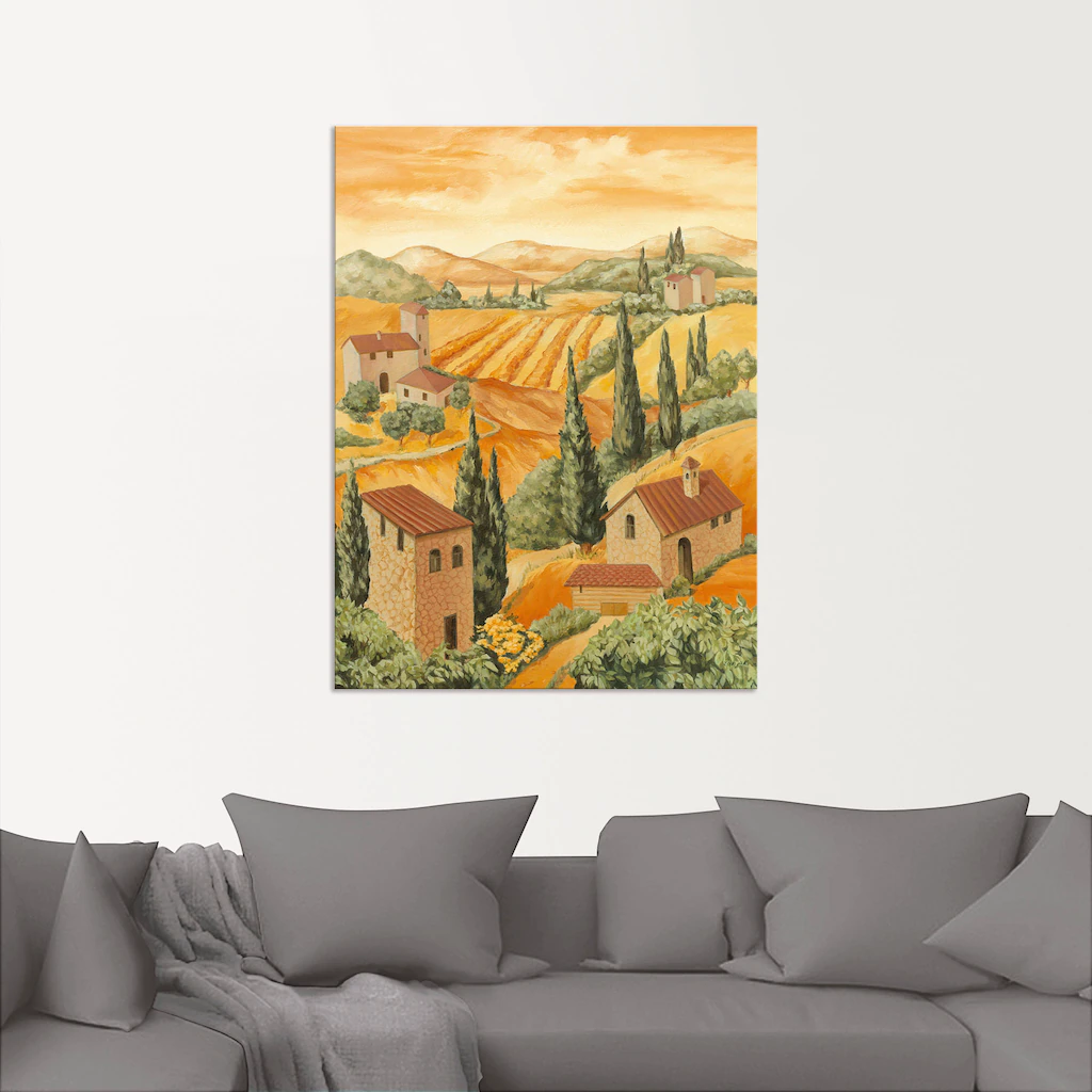 Artland Wandbild »Italien Toscana«, Europa, (1 St.), als Alubild, Outdoorbi günstig online kaufen