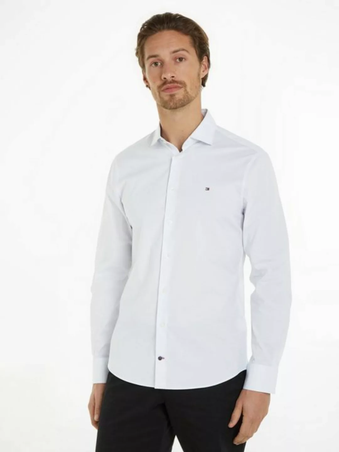 Tommy Hilfiger Businesshemd CL STRETCH MICRO PRINT SF SHIRT günstig online kaufen