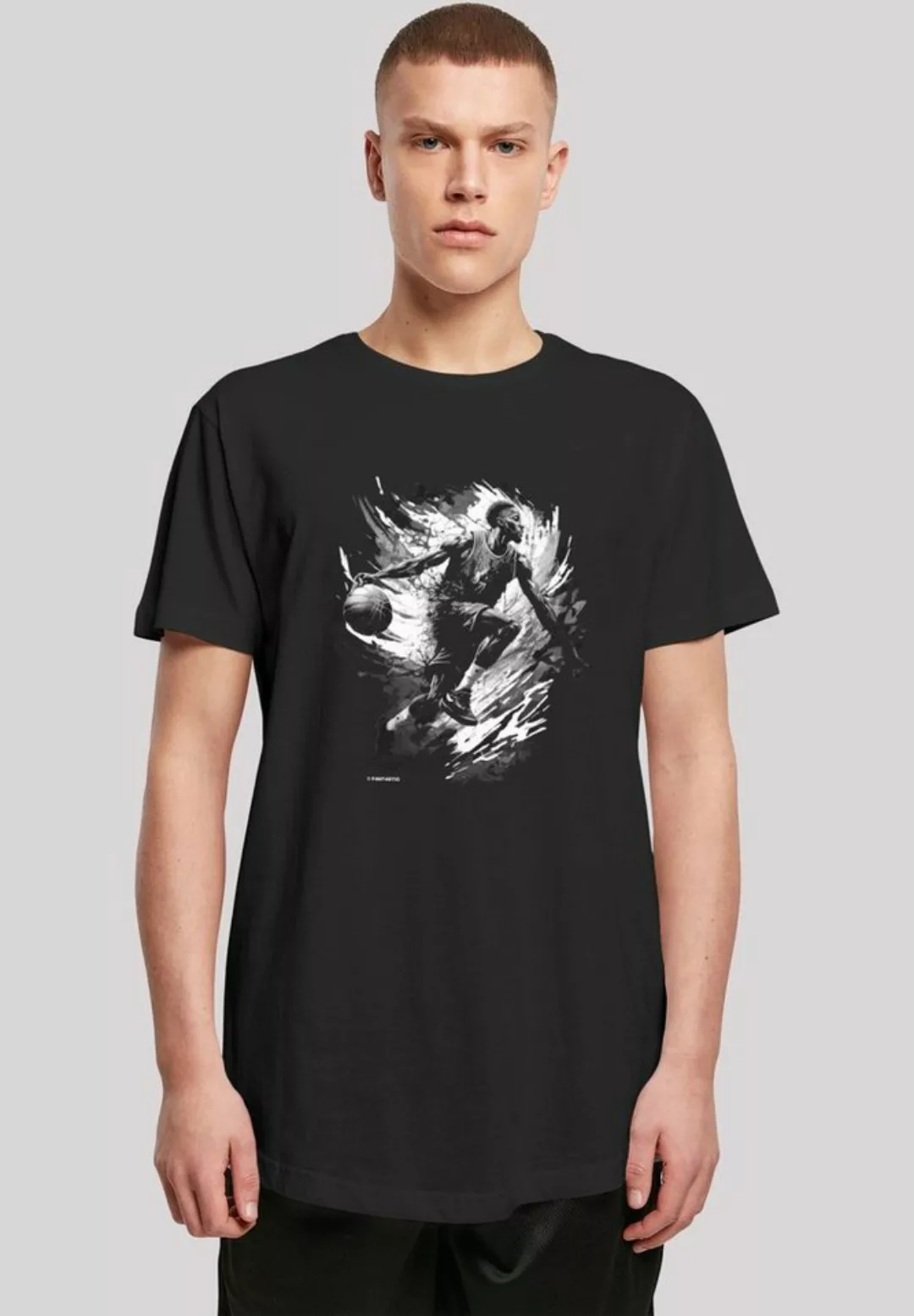 F4NT4STIC T-Shirt "Basketball Splash Sport LONG", Print günstig online kaufen