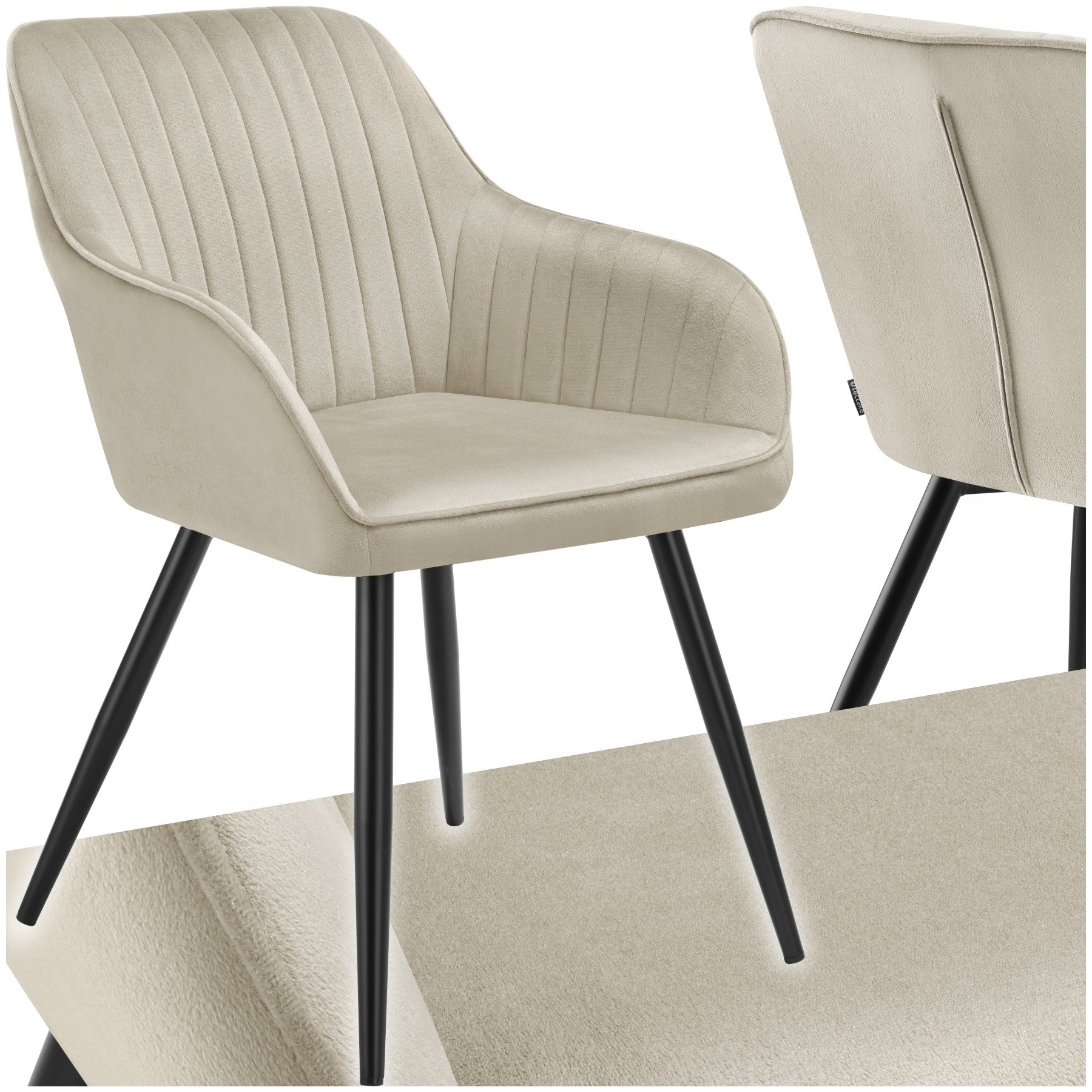 tectake Esszimmerstuhl Marilyn (Set., 1 St), günstig online kaufen