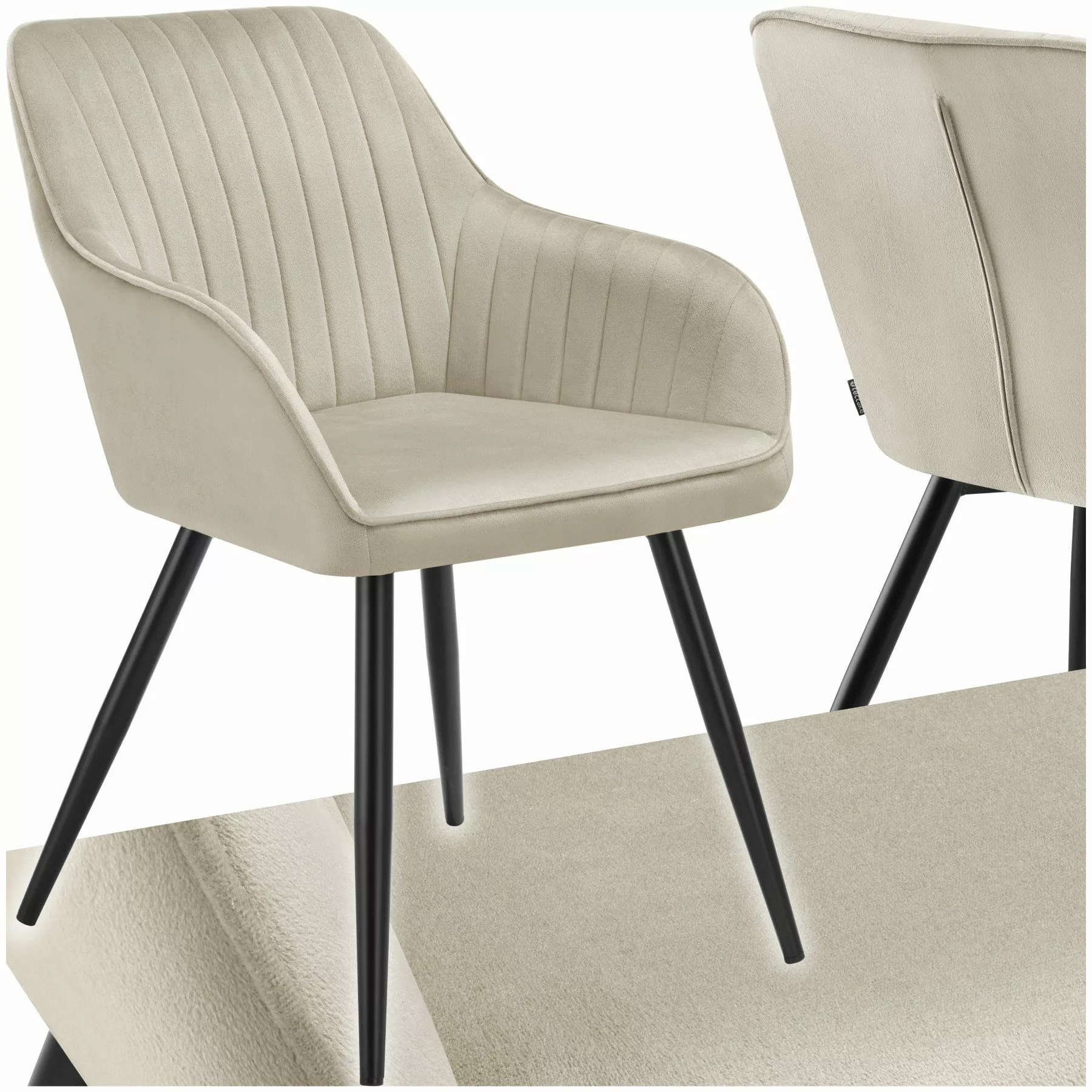 tectake Esszimmerstuhl Marilyn (Set., 1 St), günstig online kaufen