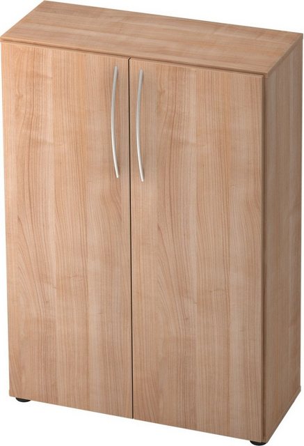 HAMMERBACHER Mehrzweckschrank Schrank 3 OH B 800 mm Nussbaum günstig online kaufen