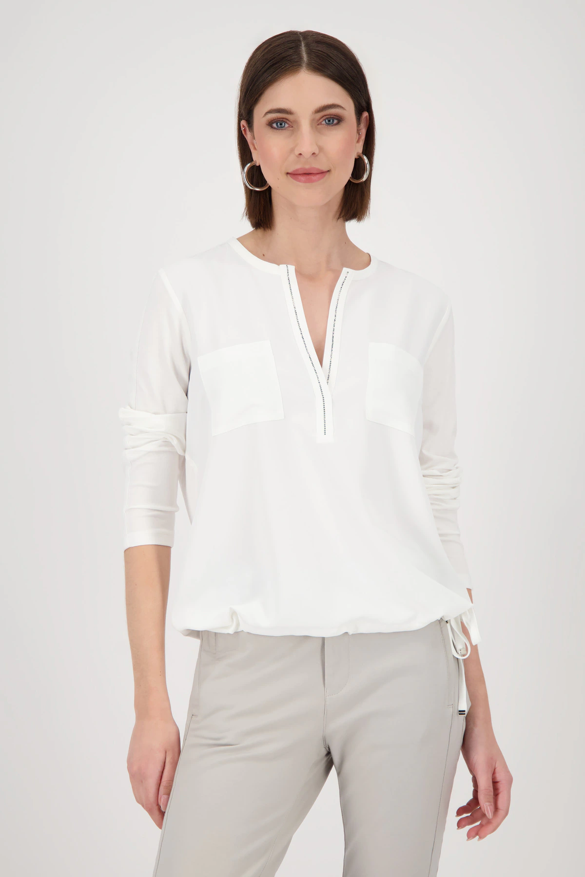 Monari Schlupfbluse, mit aufgesetzten Taschen günstig online kaufen