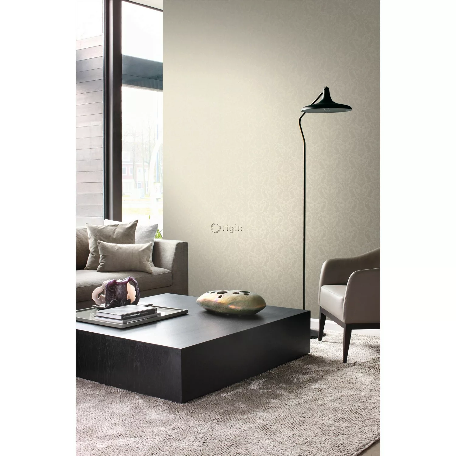 Origin Wallcoverings Tapete Ornamente Beige 53 cm x 10,05 m 346216 günstig online kaufen