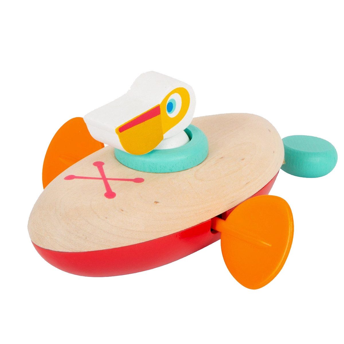 Small Foot Badespielzeug Wasserspielzeug Aufzieh-Kanu Pelikan günstig online kaufen