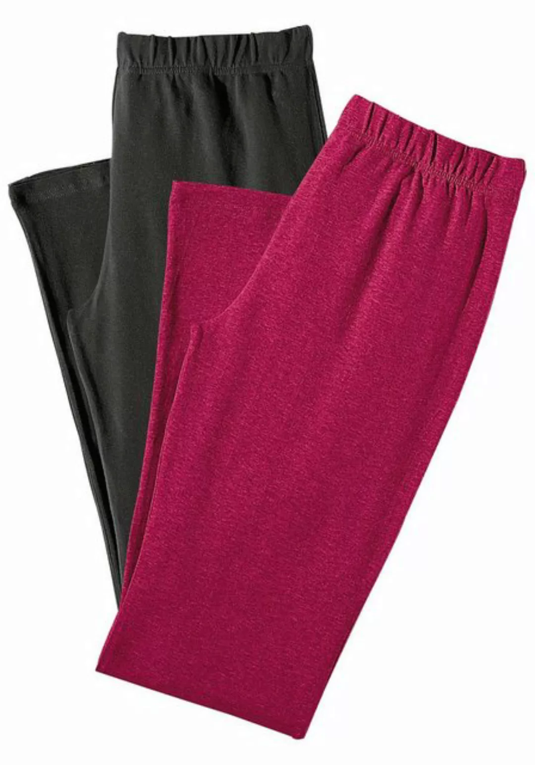 vivance active Caprileggings (2er-Pack) mit Gummibund, Loungewear günstig online kaufen