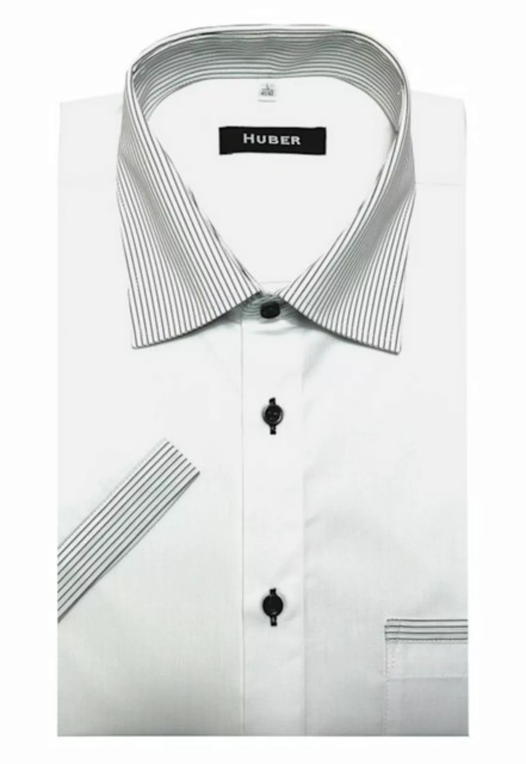 Huber Hemden Kurzarmhemd HU-0197 Kent-Kragen, Kontrast, Kurzarm, Regular-ge günstig online kaufen