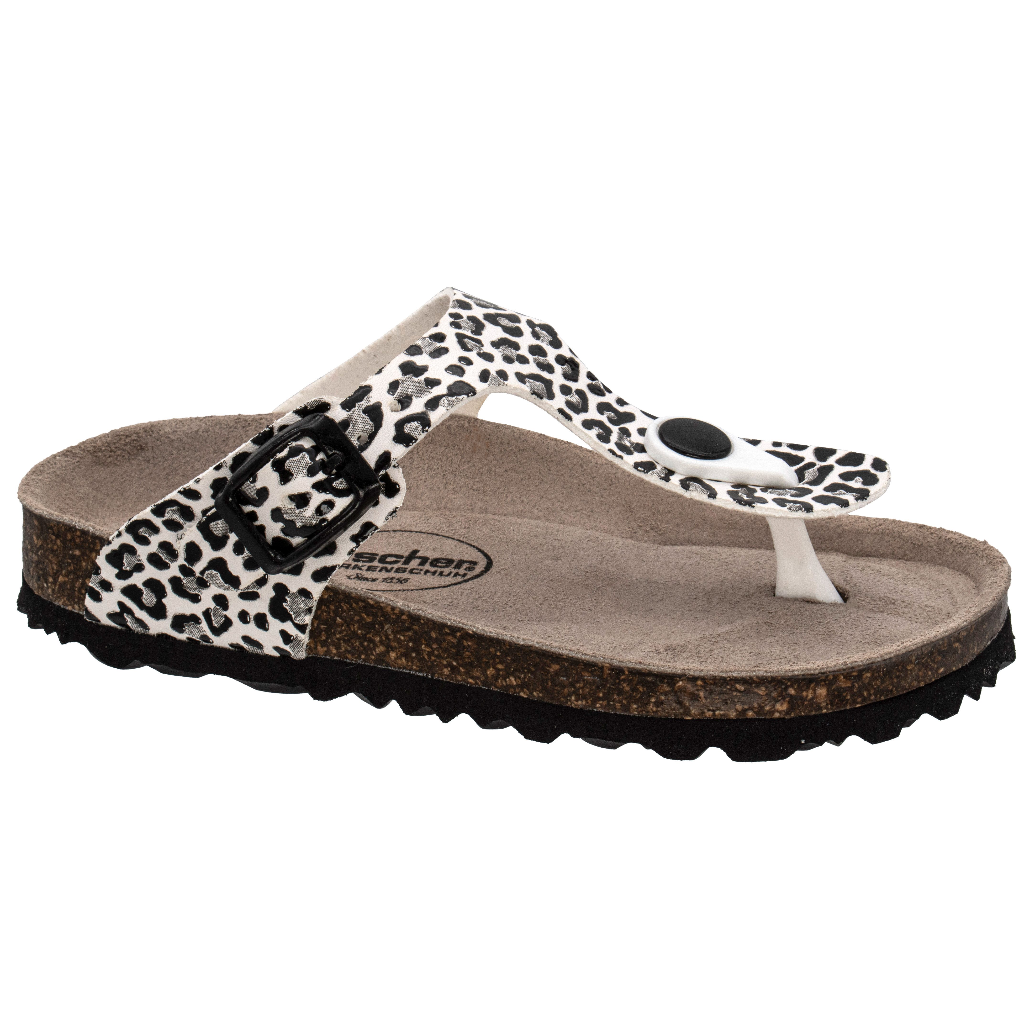 Fischer-Markenschuh Hawaii Zehentrenner aus Vegano (Lederimitat), günstig online kaufen