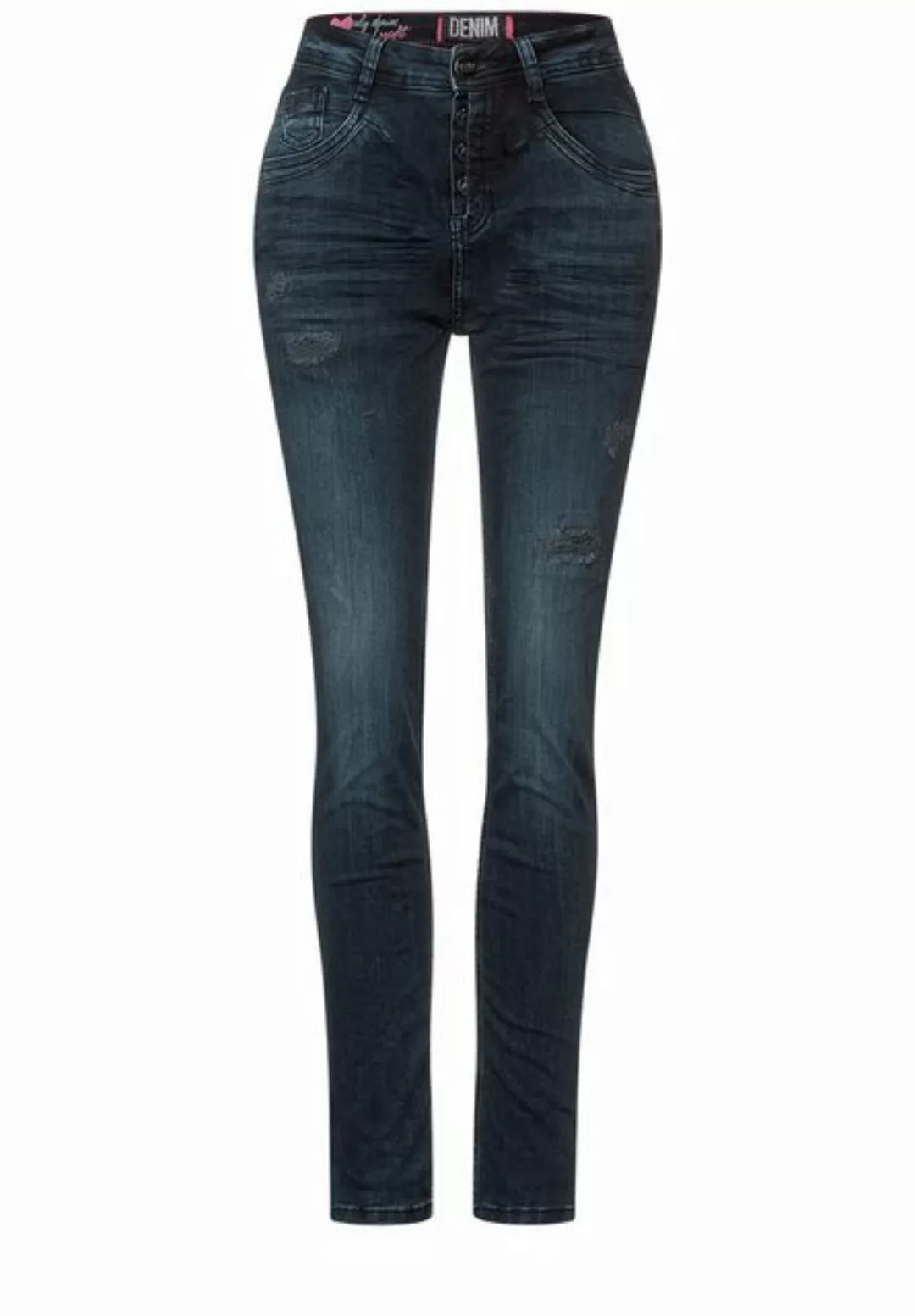 STREET ONE 5-Pocket-Jeans Loose Fit Jeans günstig online kaufen