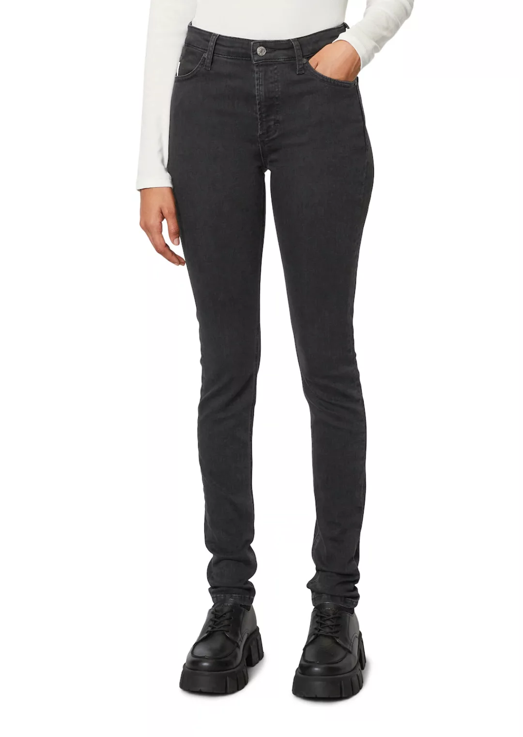 Marc O'Polo DENIM 5-Pocket-Jeans Denim Trouser, High Waist, Skinny L günstig online kaufen