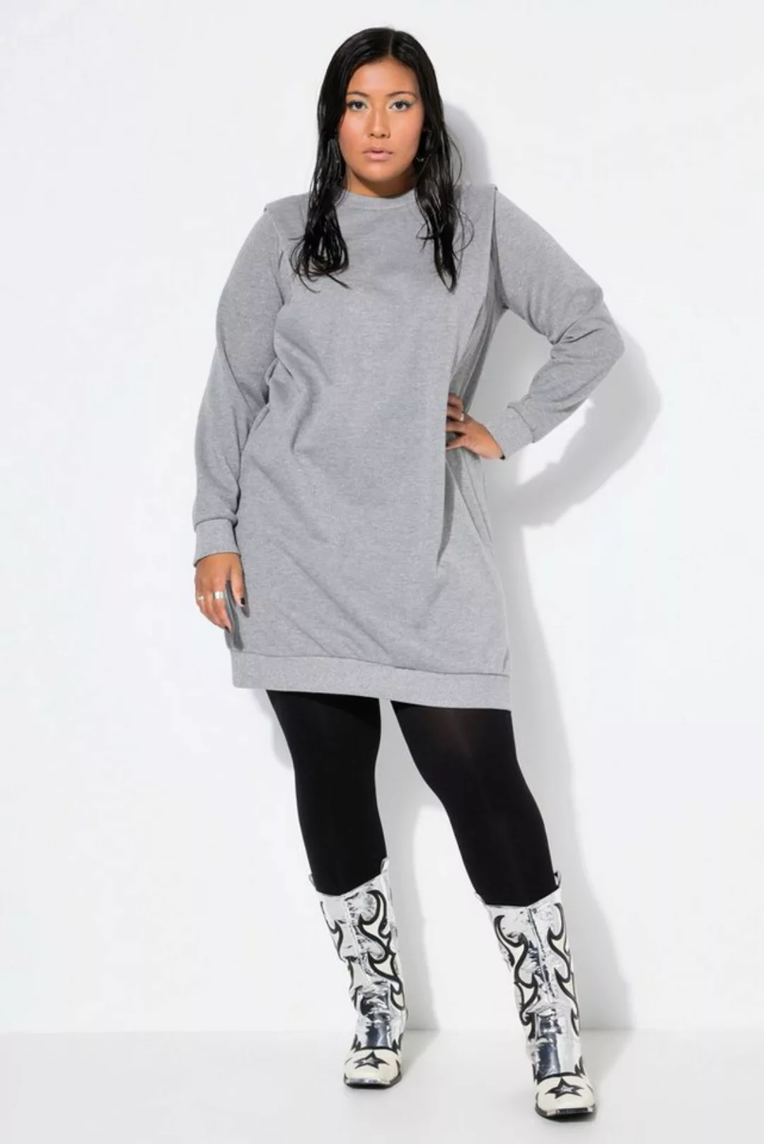 Studio Untold Jerseykleid Sweatkleid oversized betonte Schultern günstig online kaufen