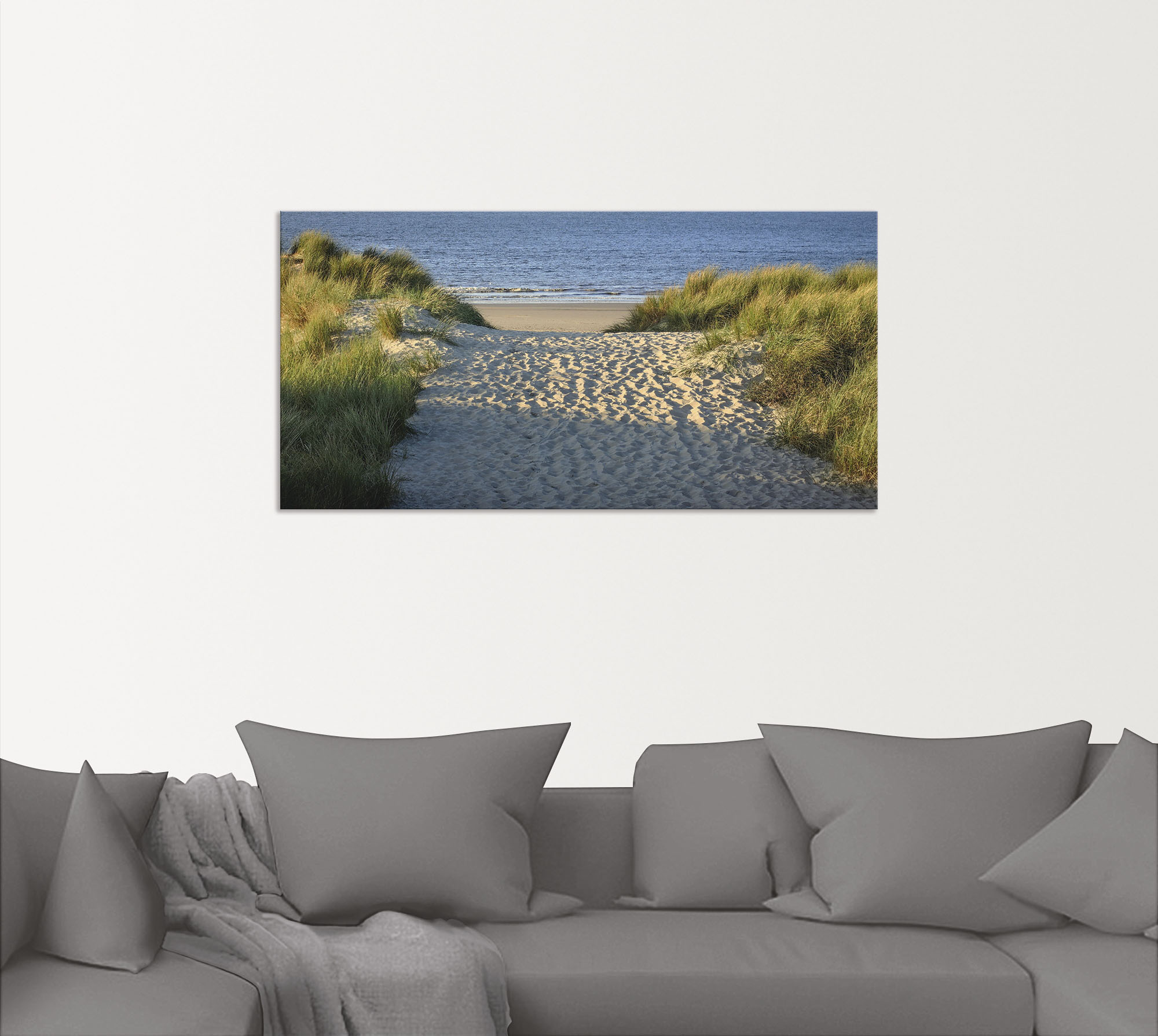 Artland Wandbild »Strandaufgang«, Strand, (1 St.), als Alubild, Outdoorbild günstig online kaufen