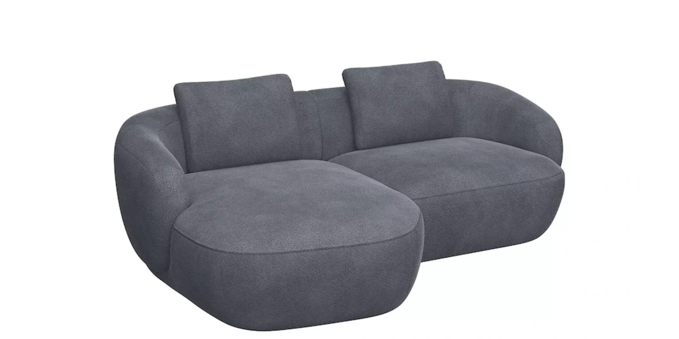 FLEXLUX Wohnlandschaft »Torino, rund, L-Form, Sofa-Ecke mit Recamiere, Long günstig online kaufen