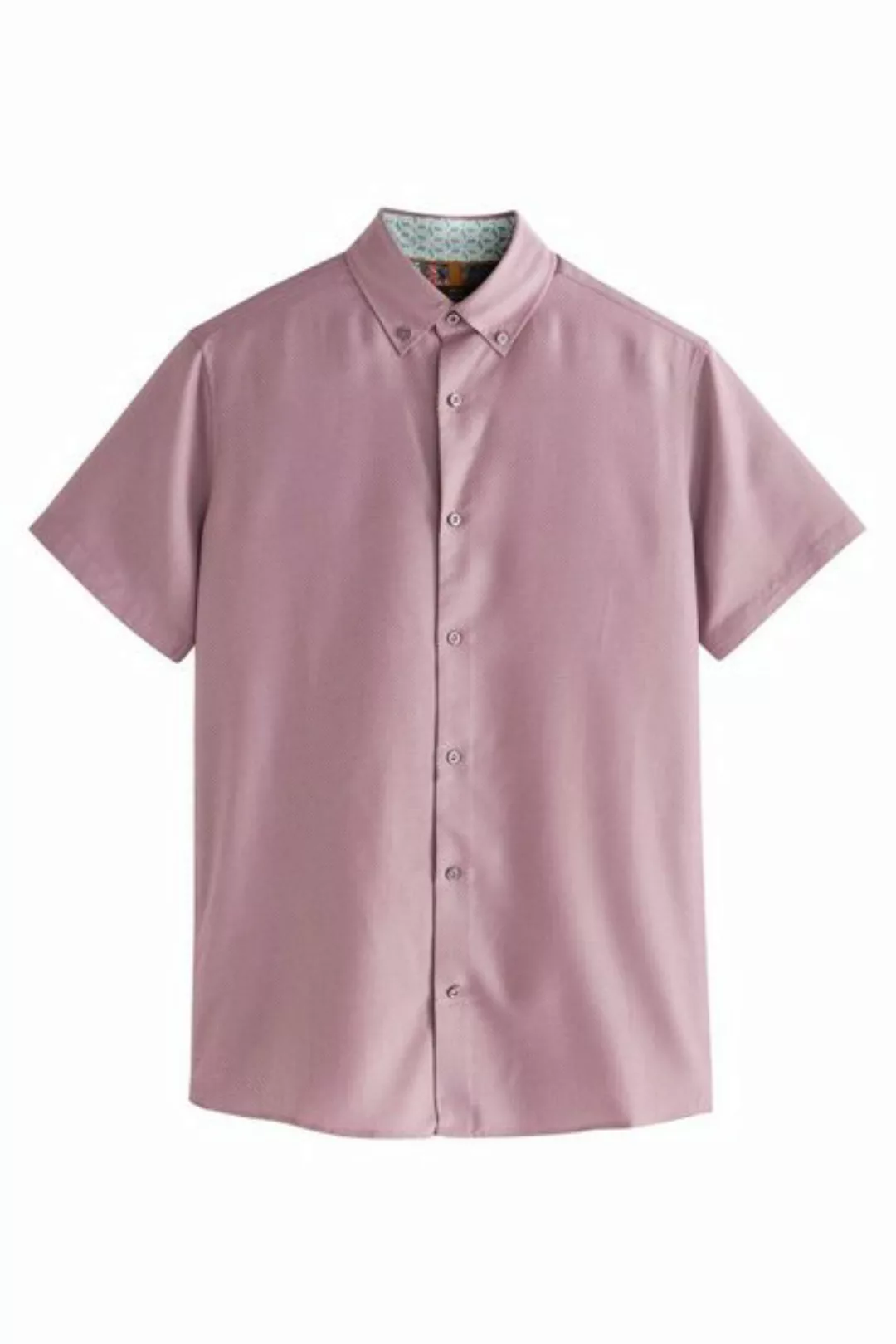 Next Kurzarmhemd Signature Slim Fit Kurzarmhemd aus Modalmix (1-tlg) günstig online kaufen