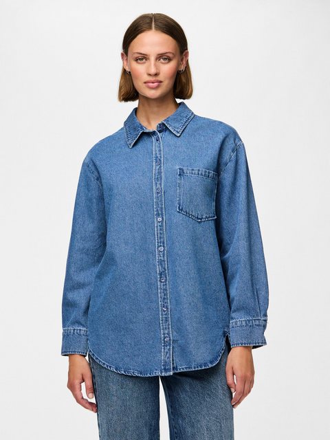 pieces Jeansbluse PCMAISIE LS DENIM SHIRT NOOS BC günstig online kaufen