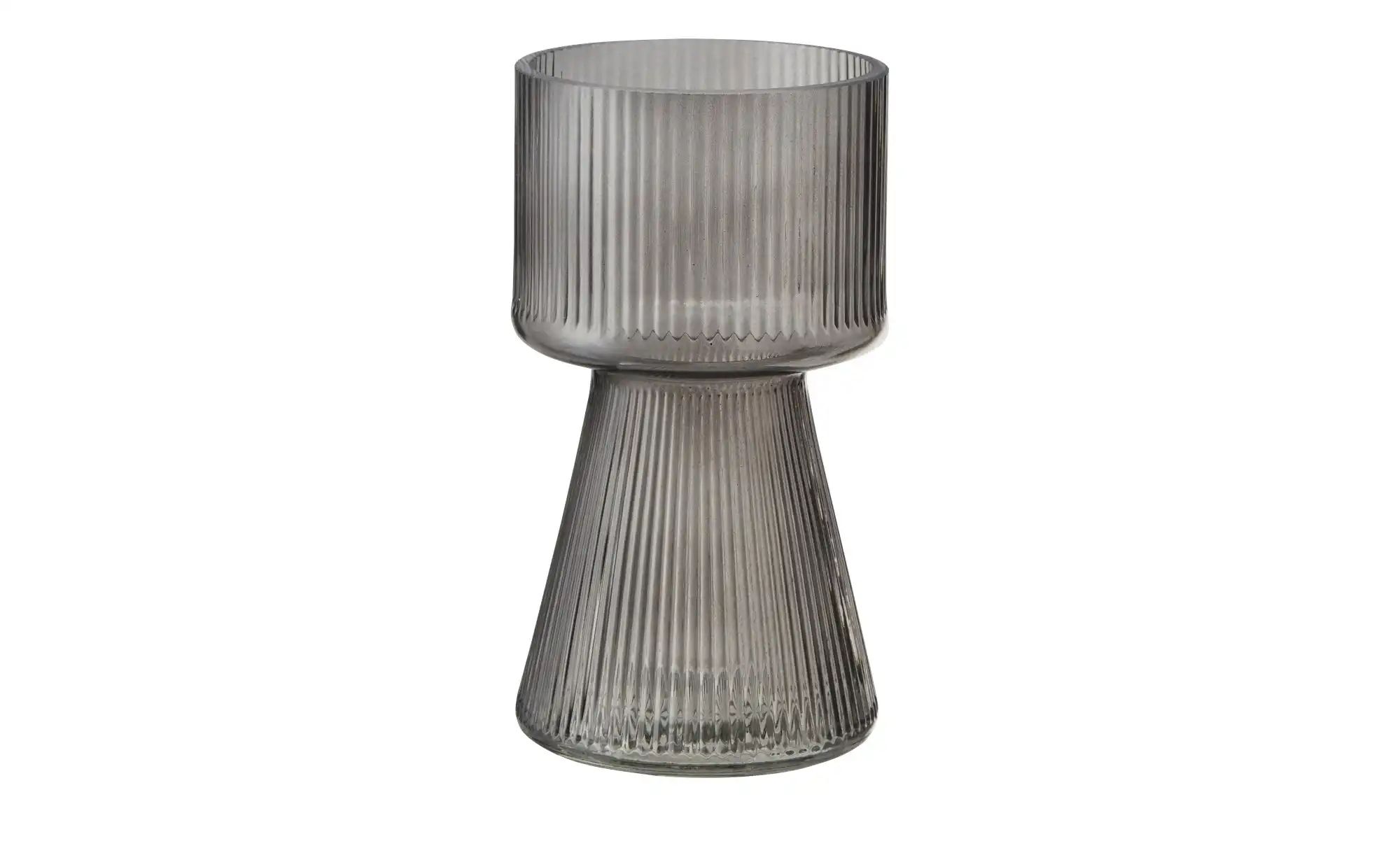 Vase  sortiert   ¦ grau ¦ Glas ¦ Maße (cm): H: 18  Ø: 9.7 Accessoires > Vas günstig online kaufen