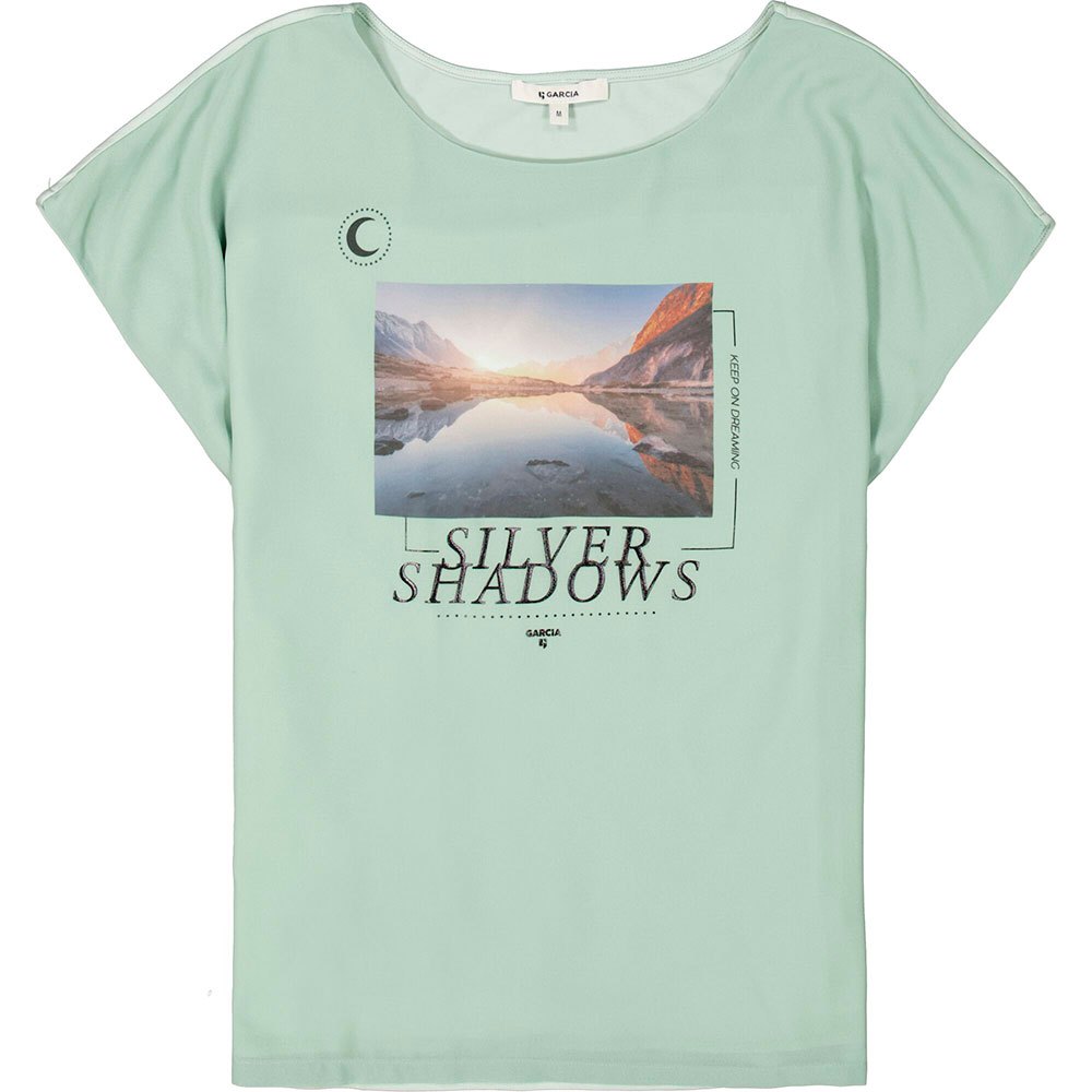 Garcia Kurzärmeliges T-shirt XL Frosty Green günstig online kaufen