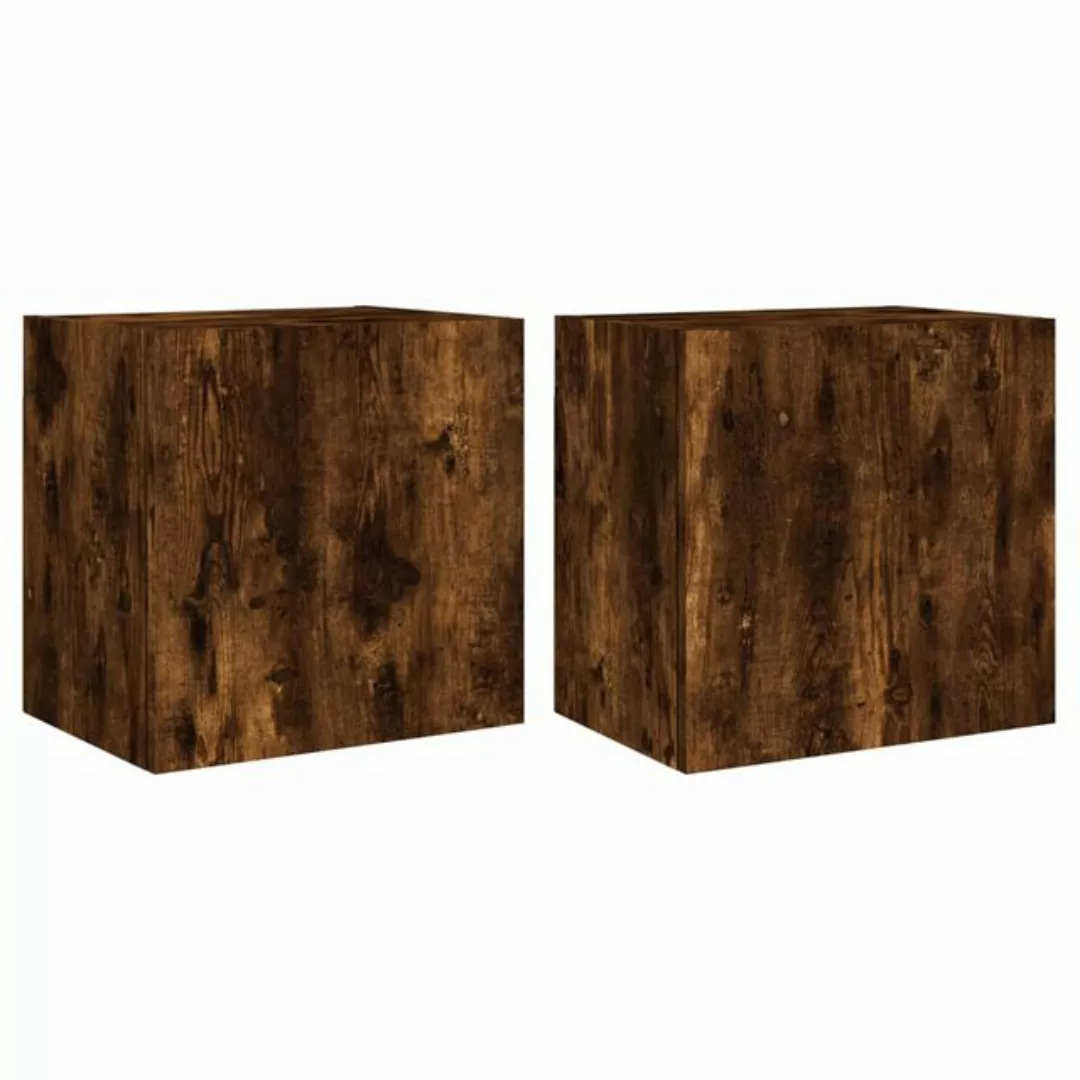 vidaXL Hängeschrank Hängeschrank Wandschränke 2 Stk Räuchereiche 40,5x30x40 günstig online kaufen