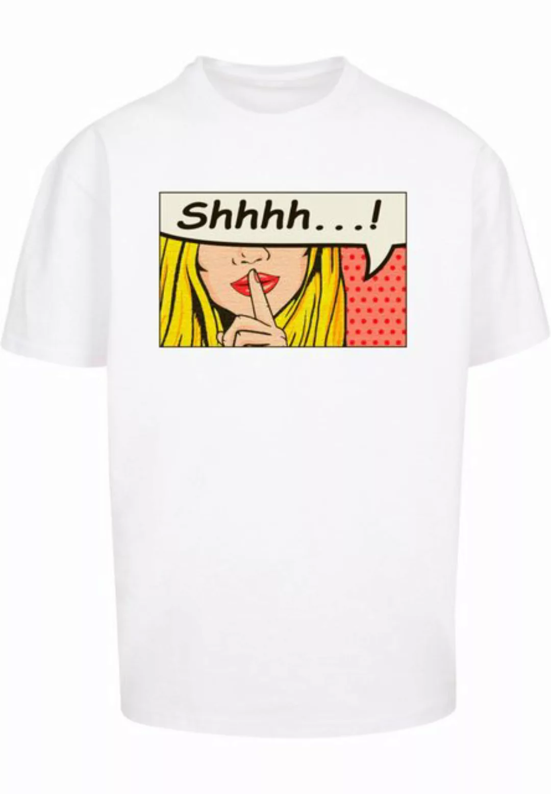 Merchcode T-Shirt Merchcode Herren Silent Sign Comic Heavy Oversized Tee (1 günstig online kaufen