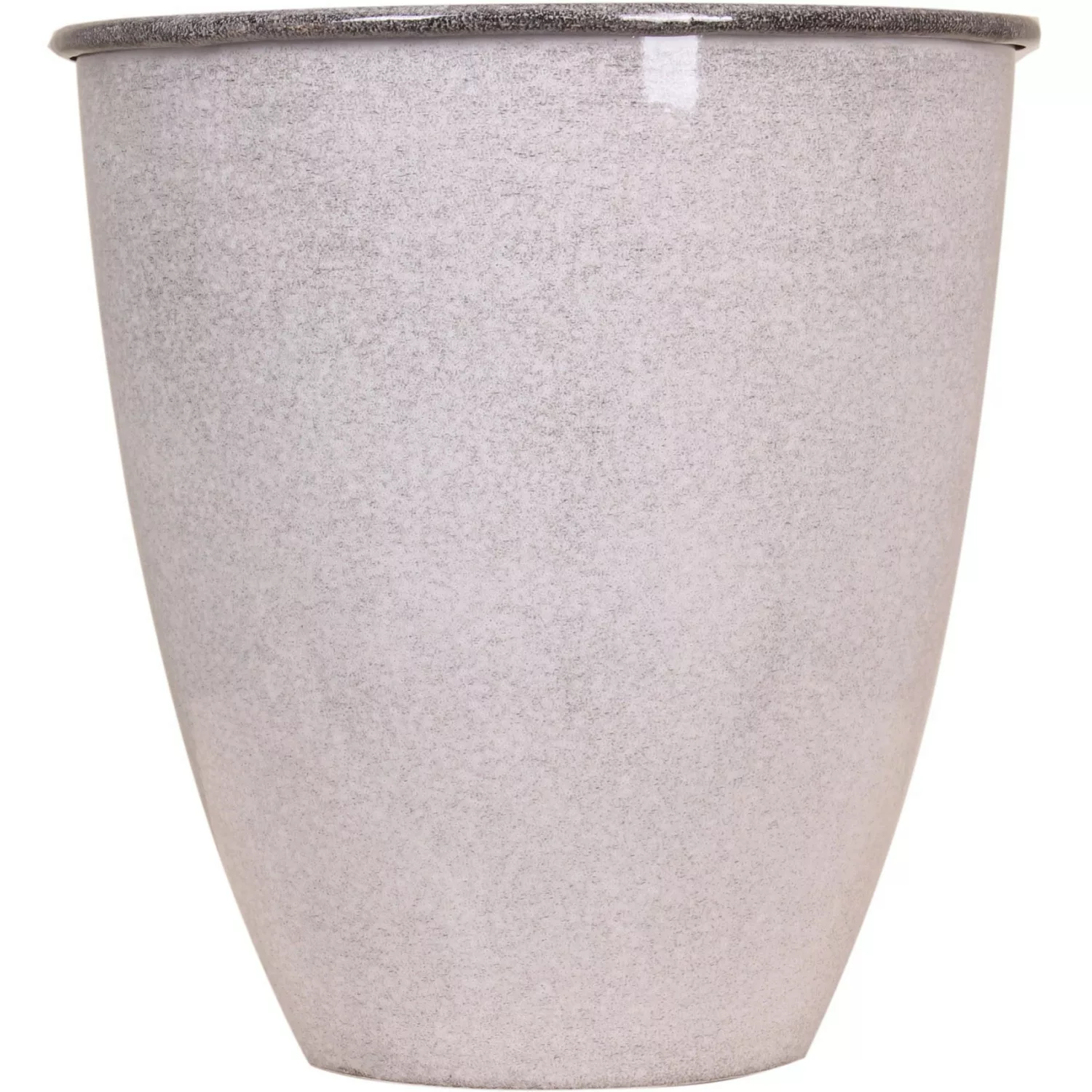 Metall-Vase Ø 32 cm x 37 cm Hellgrau günstig online kaufen