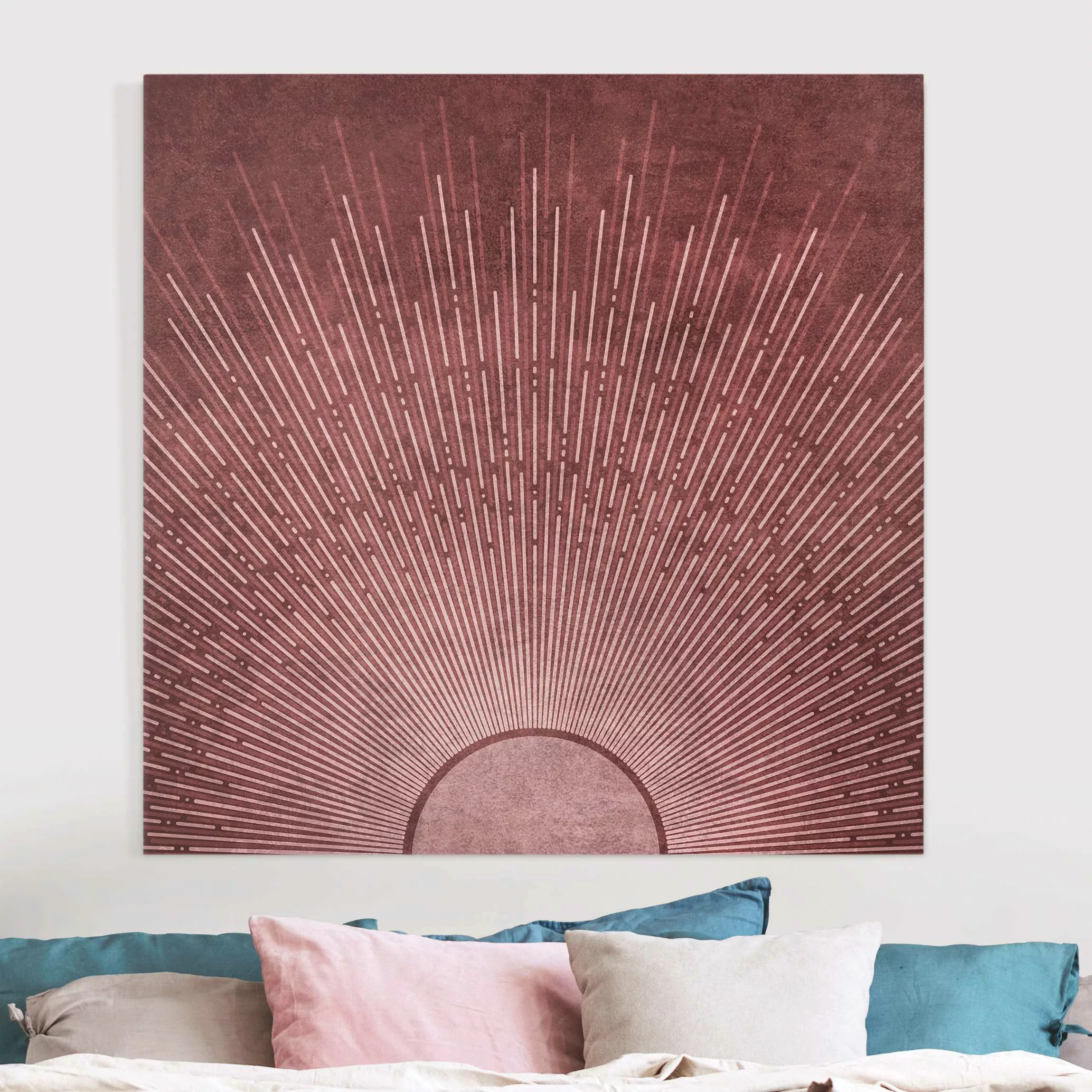 Leinwandbild Boho Japan Sonne günstig online kaufen