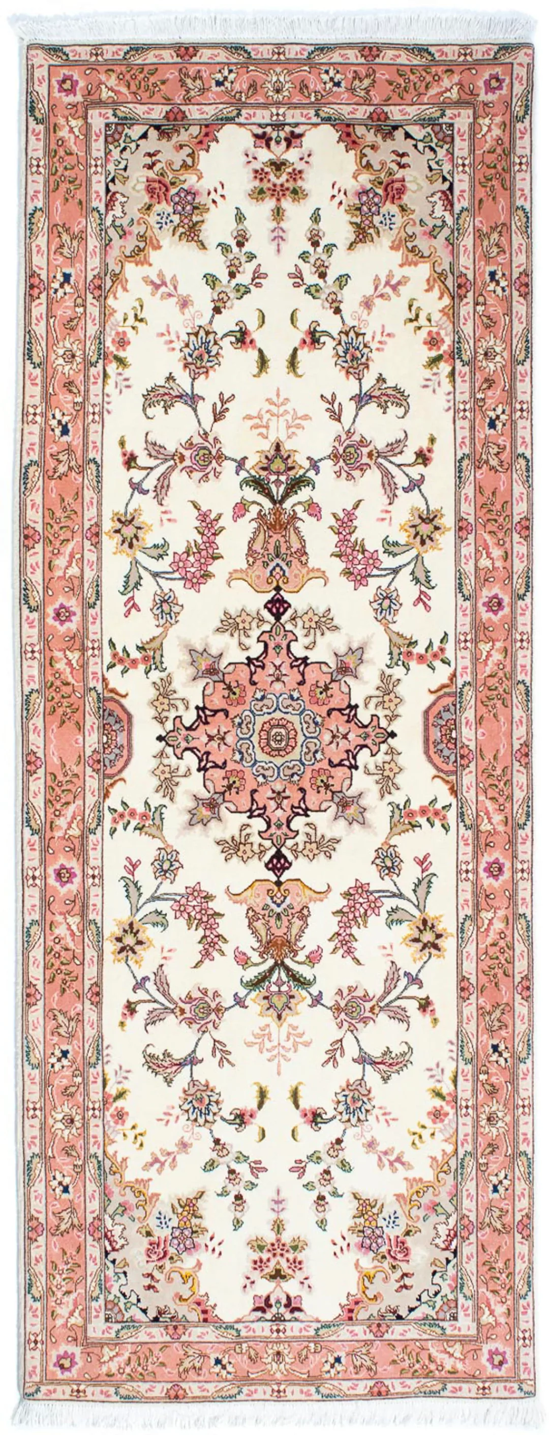 morgenland Orientteppich »Perser - Täbriz - Royal - 215 x 81 cm - beige«, r günstig online kaufen