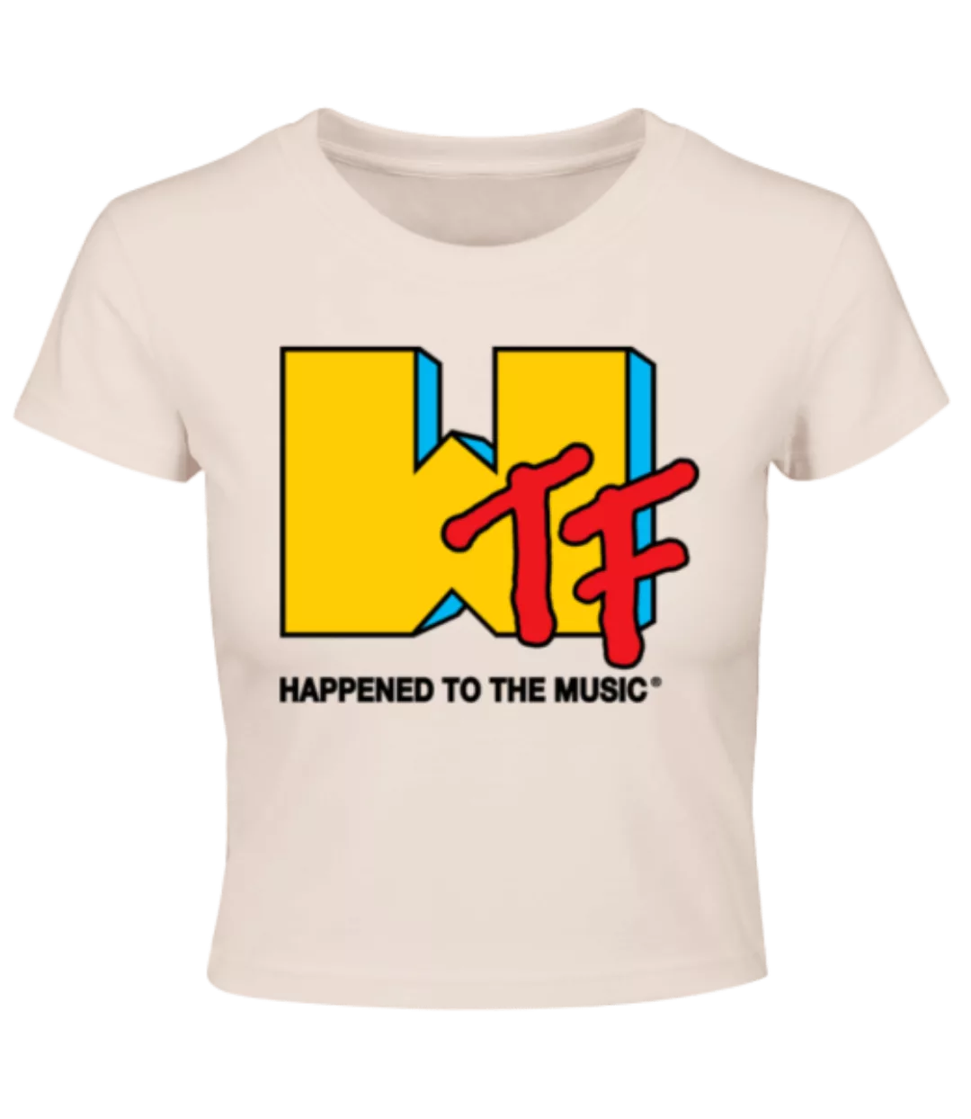 WTF Happened To The Music · Crop T-Shirt günstig online kaufen