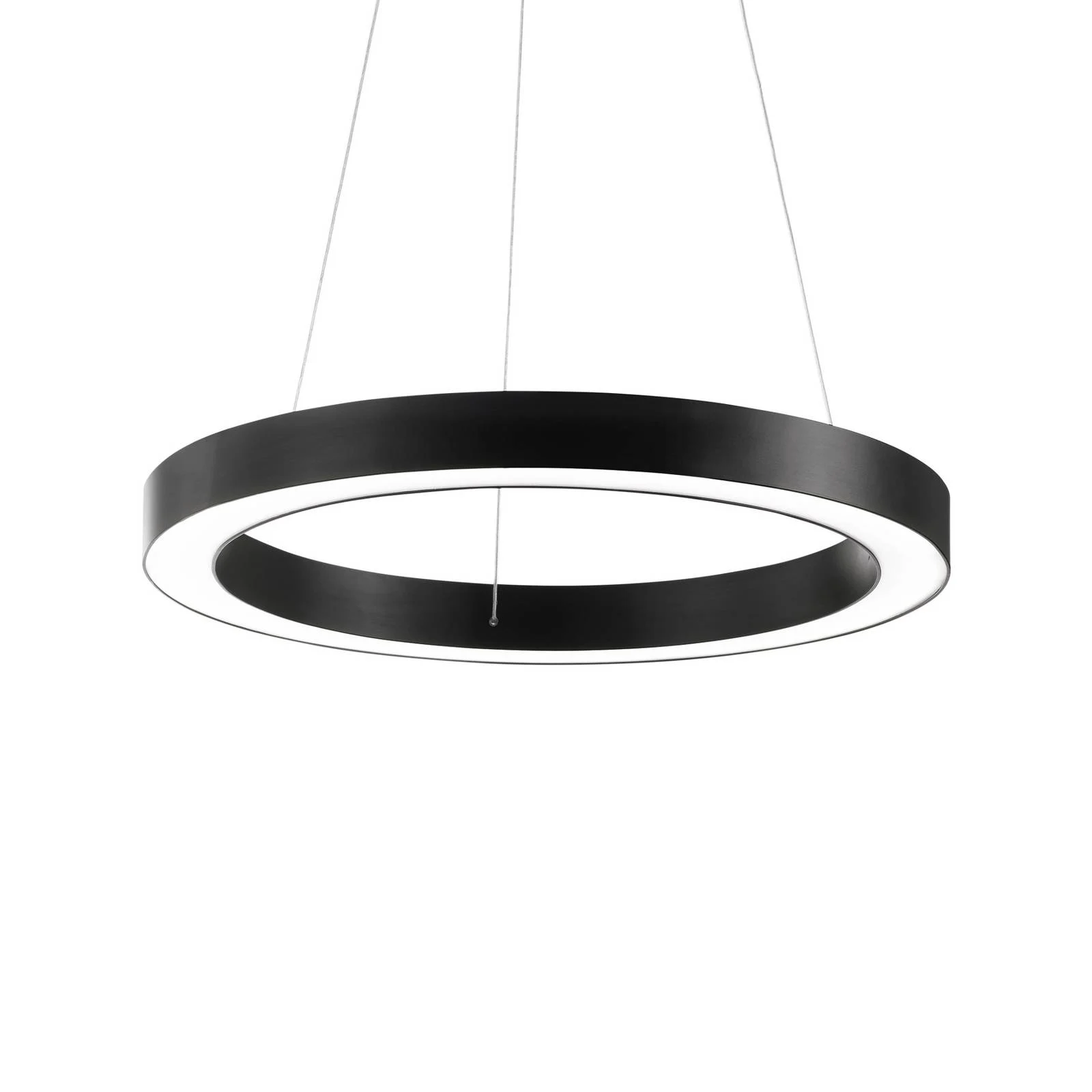 Ideal Lux LED-Hängeleuchte Oracle, Ø 70 cm, schwarz, 3.000 K günstig online kaufen