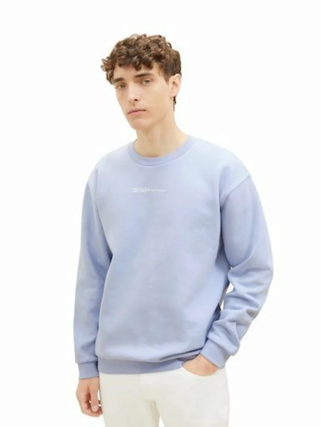 TOM TAILOR Denim Sweatshirt, mit Logofrontprint günstig online kaufen