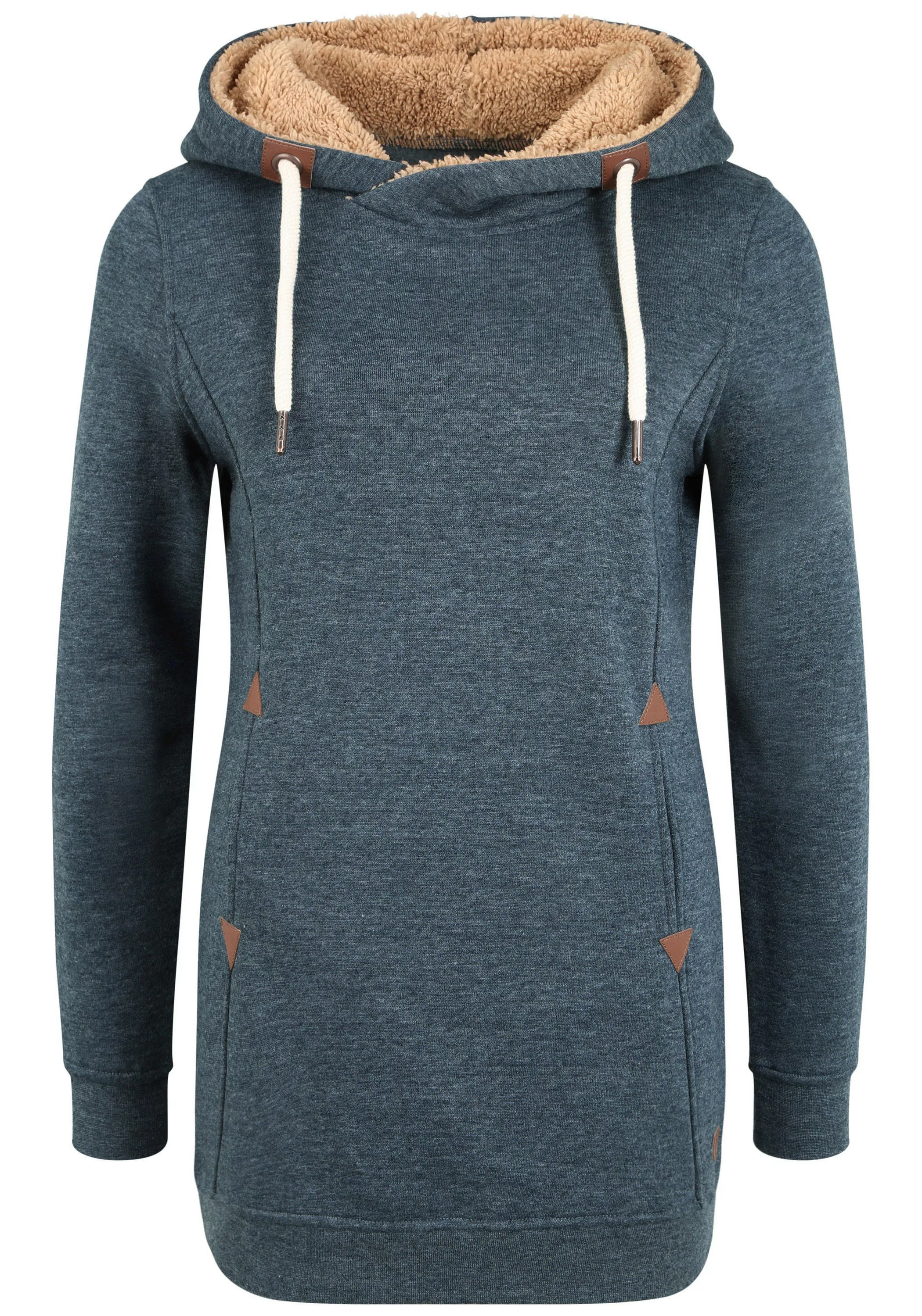 OXMO Hoodie OXVicky Sweat Pile Hoodie Long Kapuzenpullover lang geschnitten günstig online kaufen