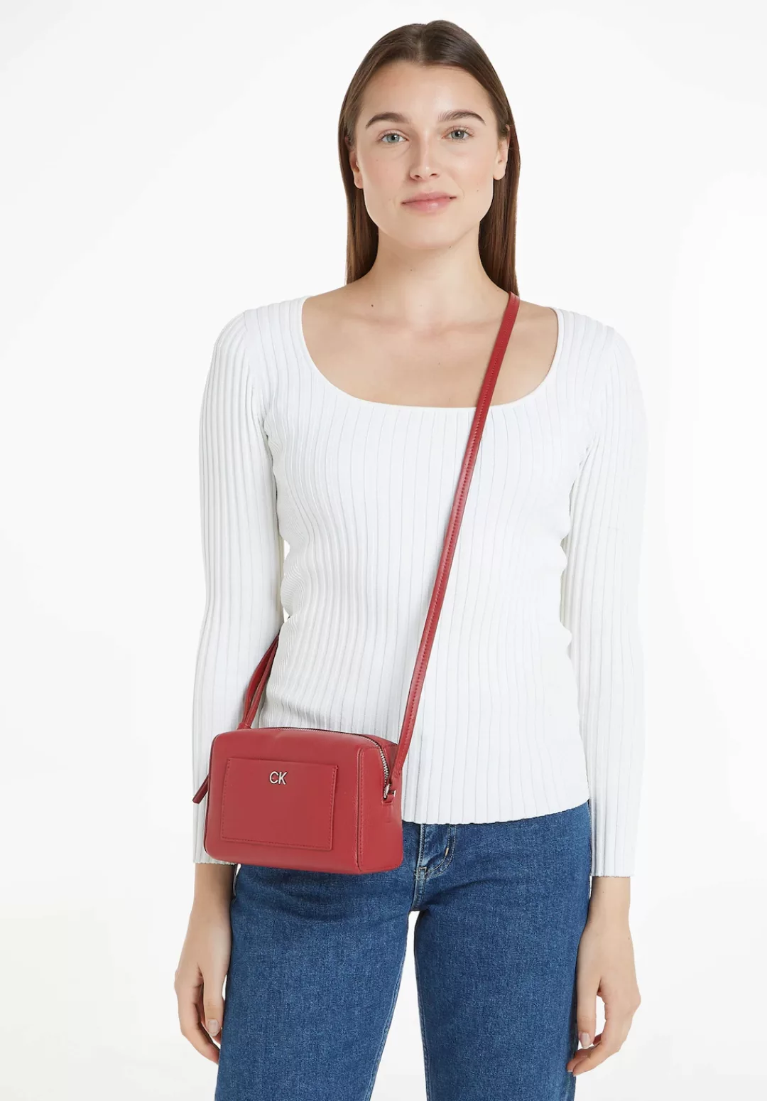 Calvin Klein Umhängetasche "CK DAILY CAMERA BAG PEBBLE", Handtasche Damen S günstig online kaufen