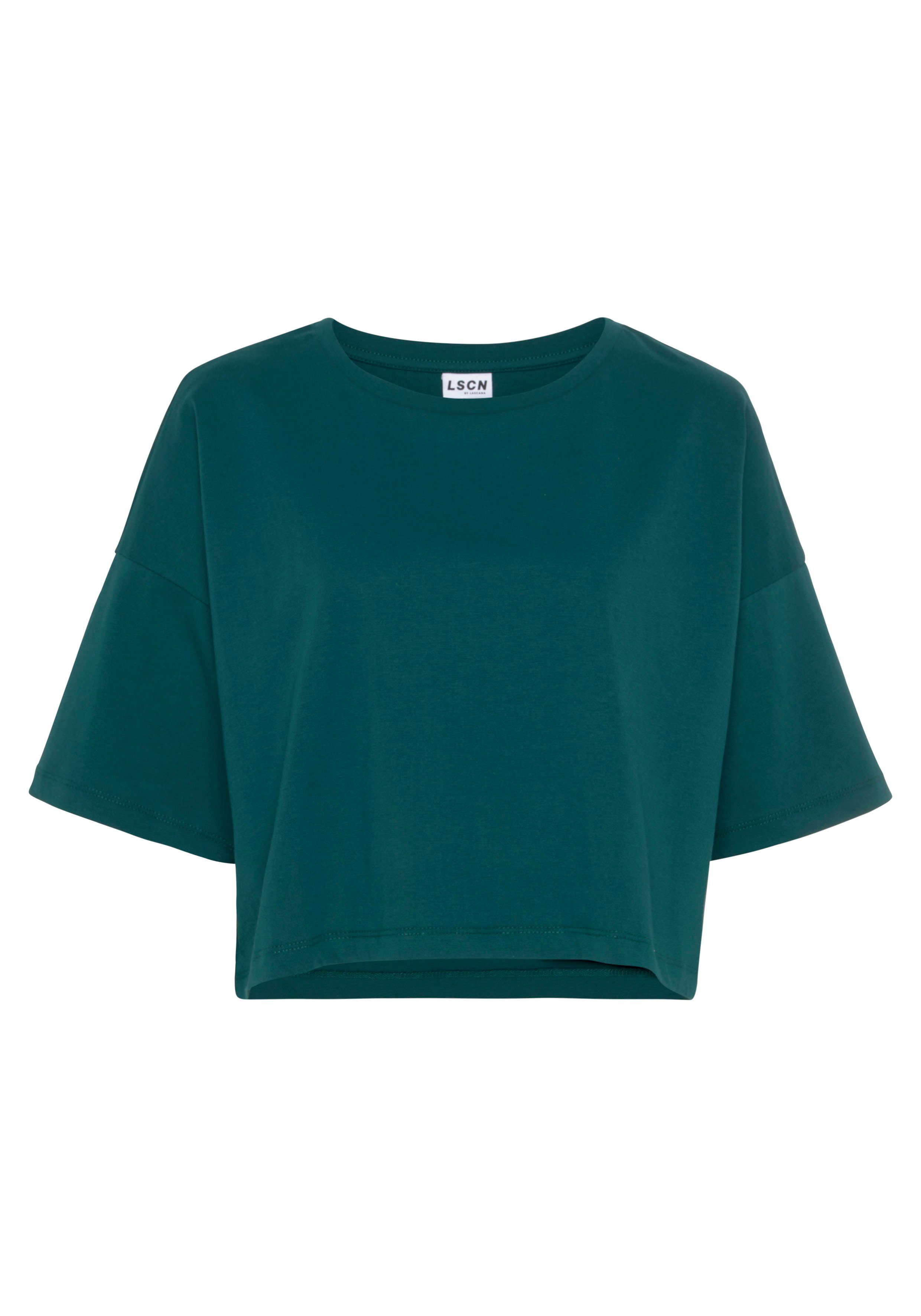 LASCANA Oversize-Shirt mit Schriftzug auf dem günstig online kaufen