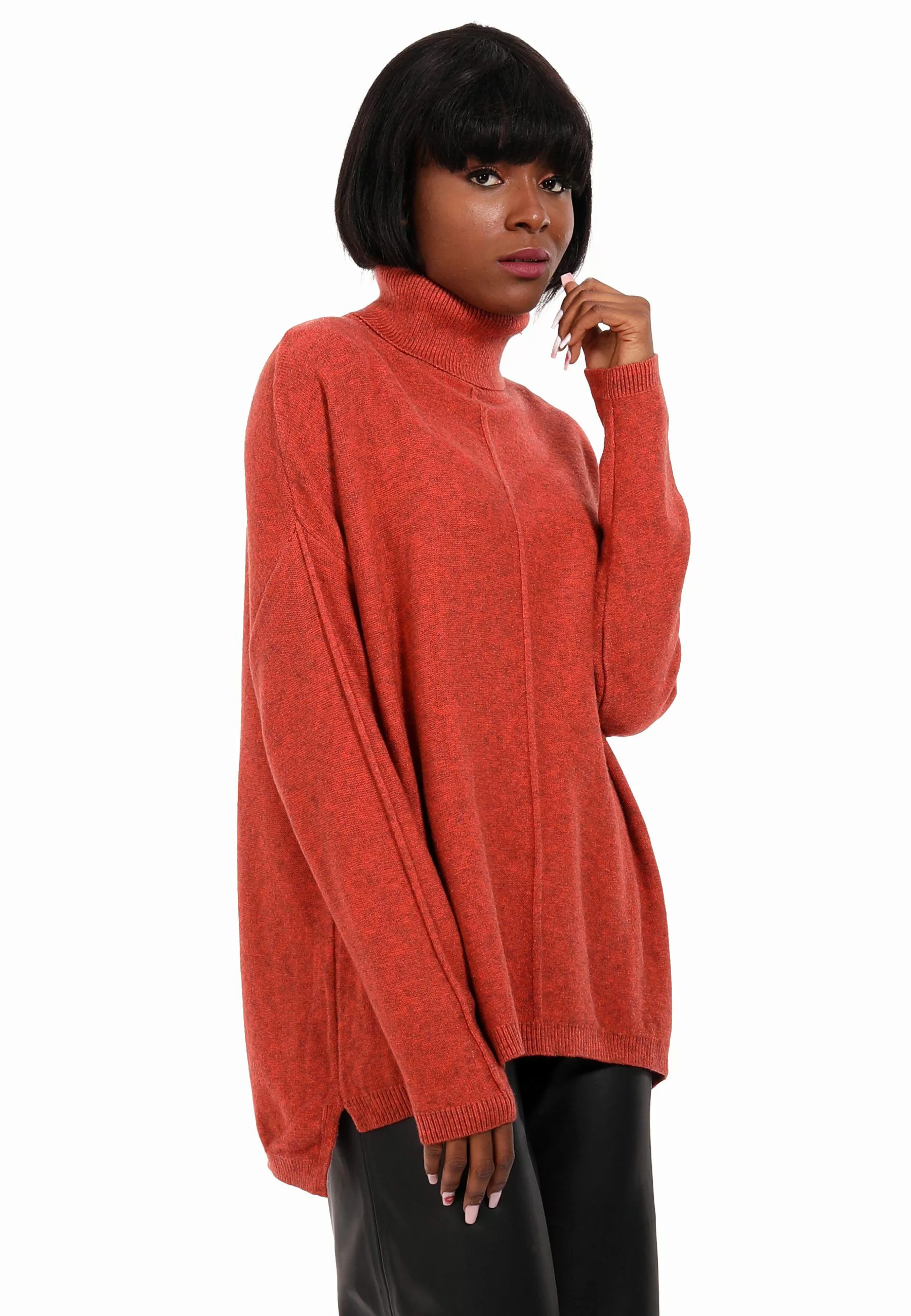 YC Fashion & Style Rollkragenpullover Oversized günstig online kaufen