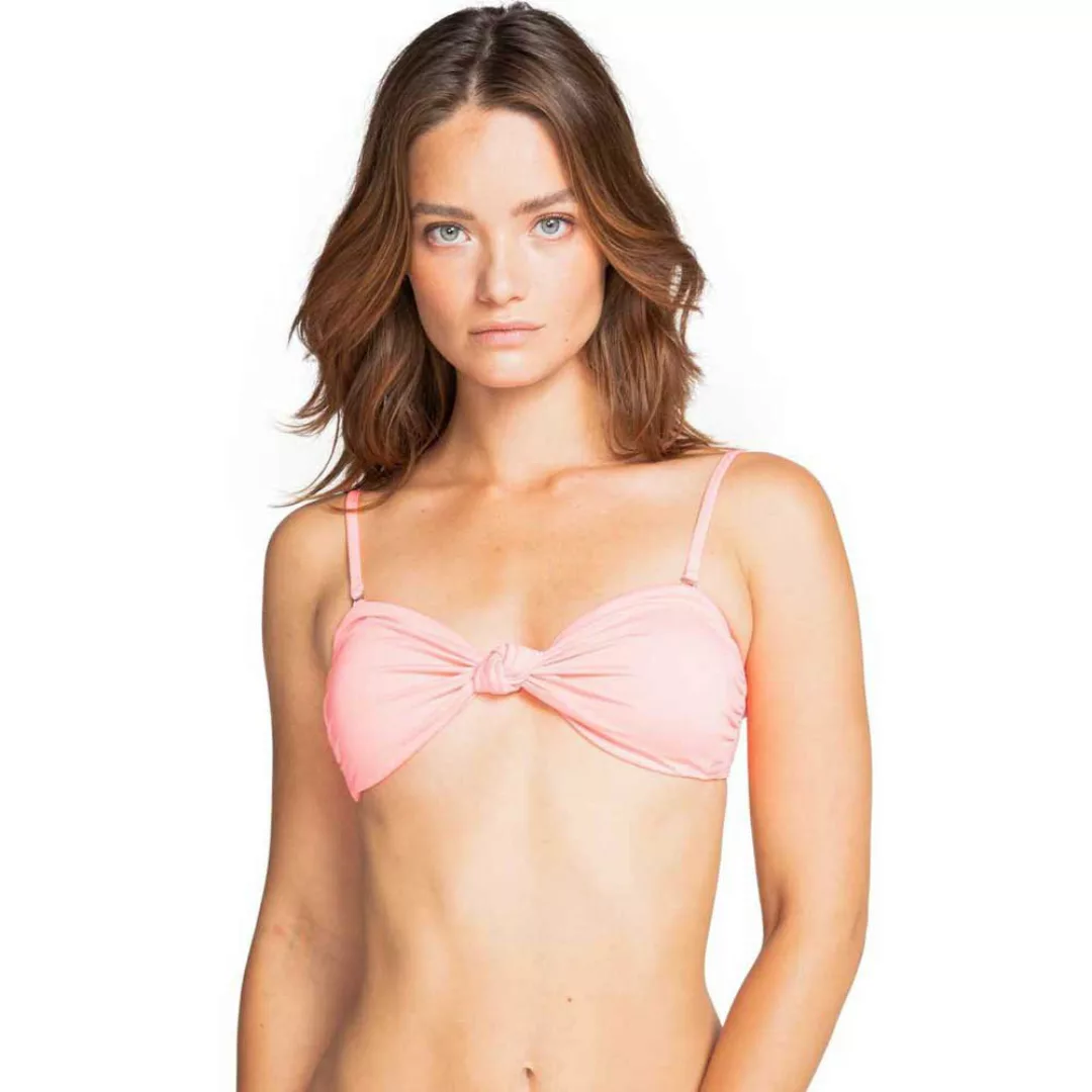 Billabong S.s Knotted Bandeau Bikini Oberteil XL Acid Pink günstig online kaufen