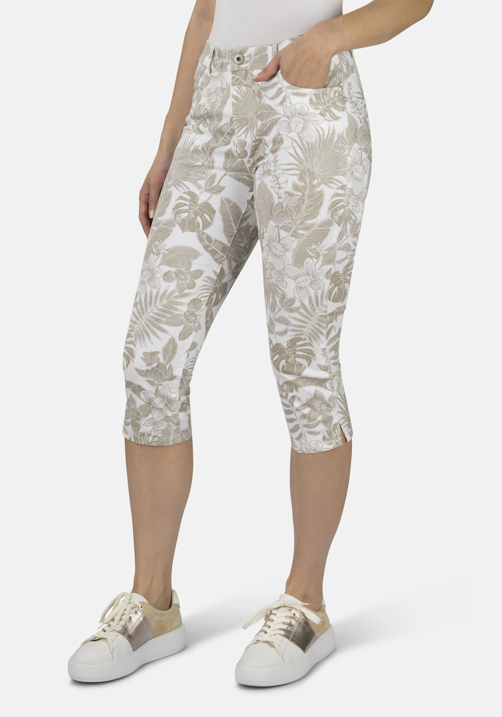 STOOKER WOMEN 7/8-Hose "Tahiti Print Capri Slim Fit", Capri Slim Fit Casual günstig online kaufen