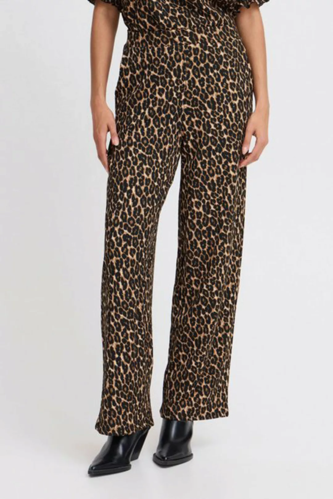 b.young Stoffhose BYULEO stylische Stoffhose mit Animalprint günstig online kaufen