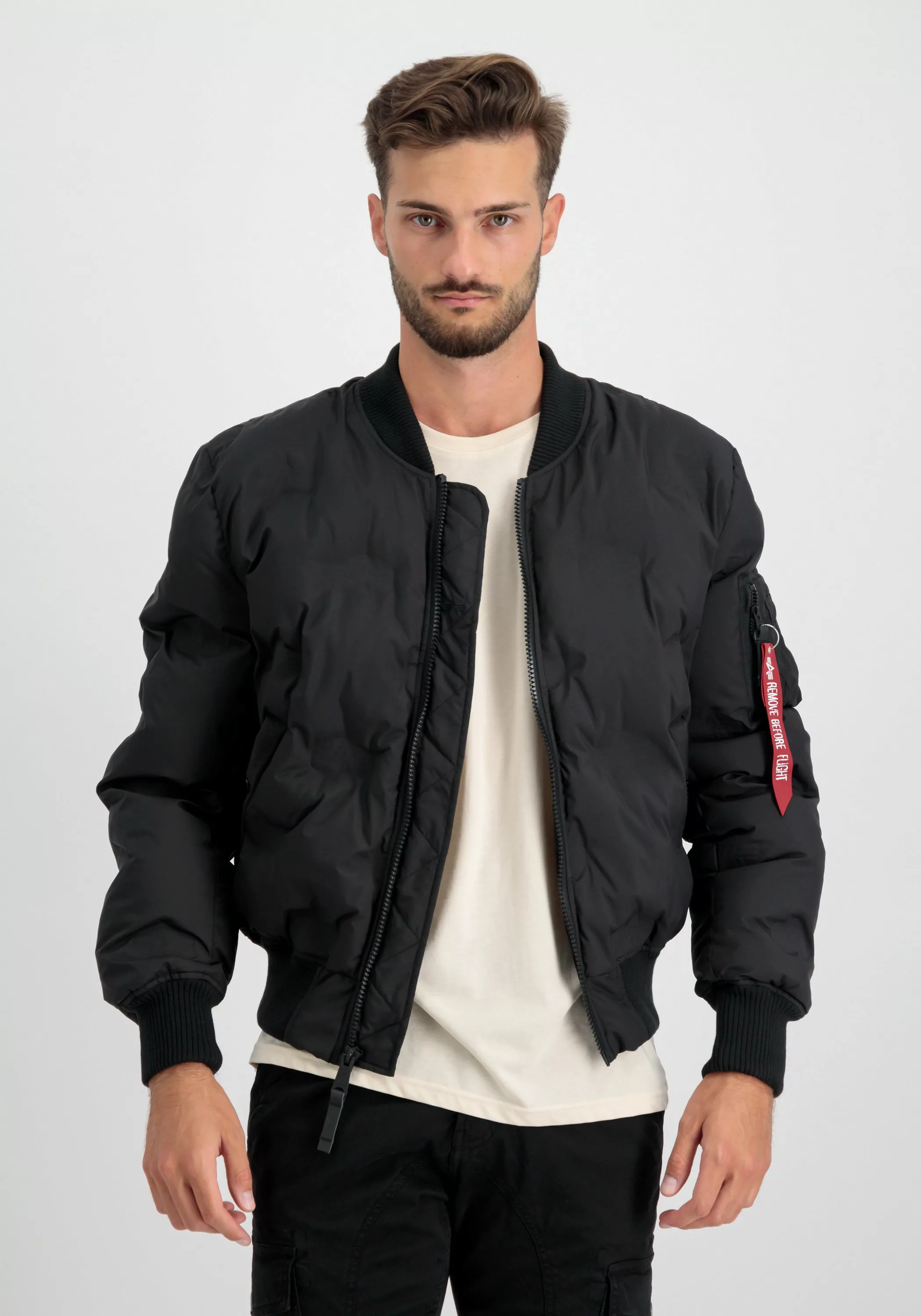 Alpha Industries Winterjacke "MA-1 Emb. Logo Puffer Winterjacke" günstig online kaufen