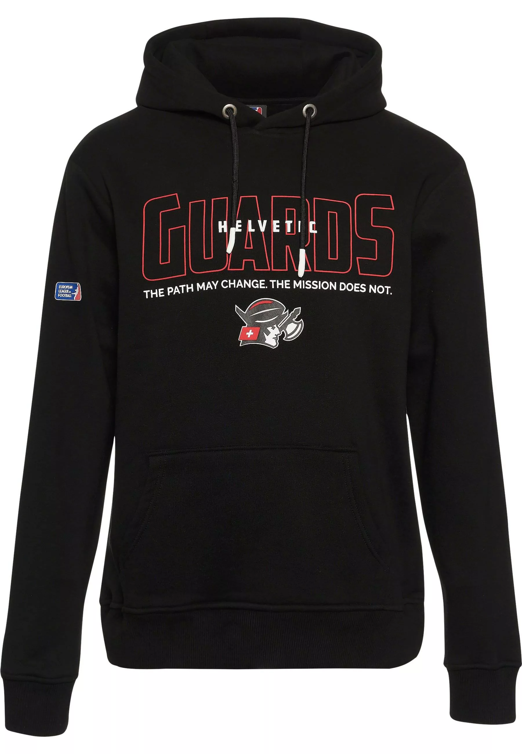 DEF Kapuzensweatshirt "DEF Helvetic Guards Mission Hoodie" günstig online kaufen